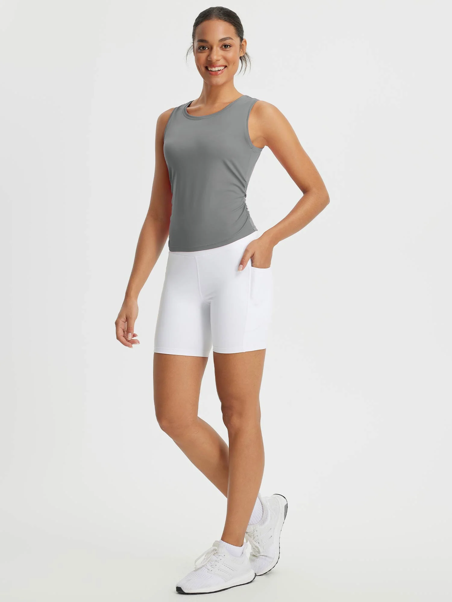 Power Glide Side Cinch Tank Top - Image 26