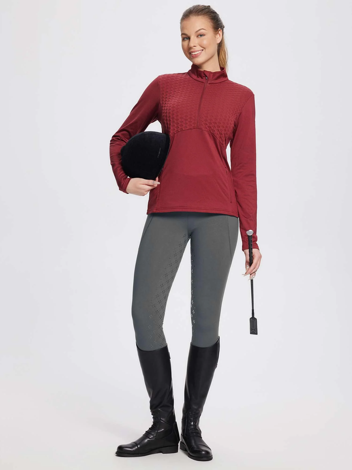 Women's Fleece Equestrian Breeches - Image 30