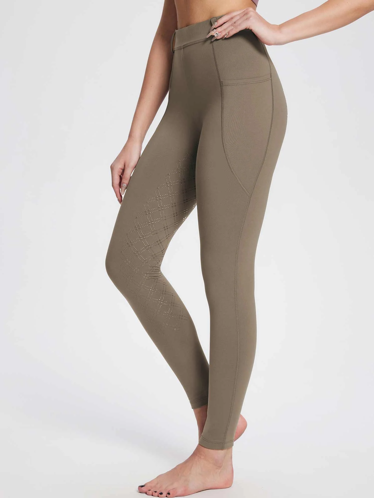 Women's Fleece Equestrian Breeches - Image 4