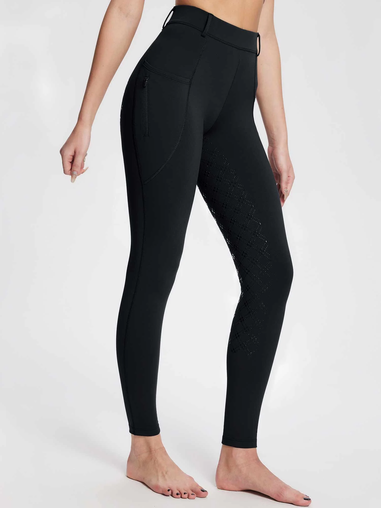 Women's Fleece Equestrian Breeches - Image 7