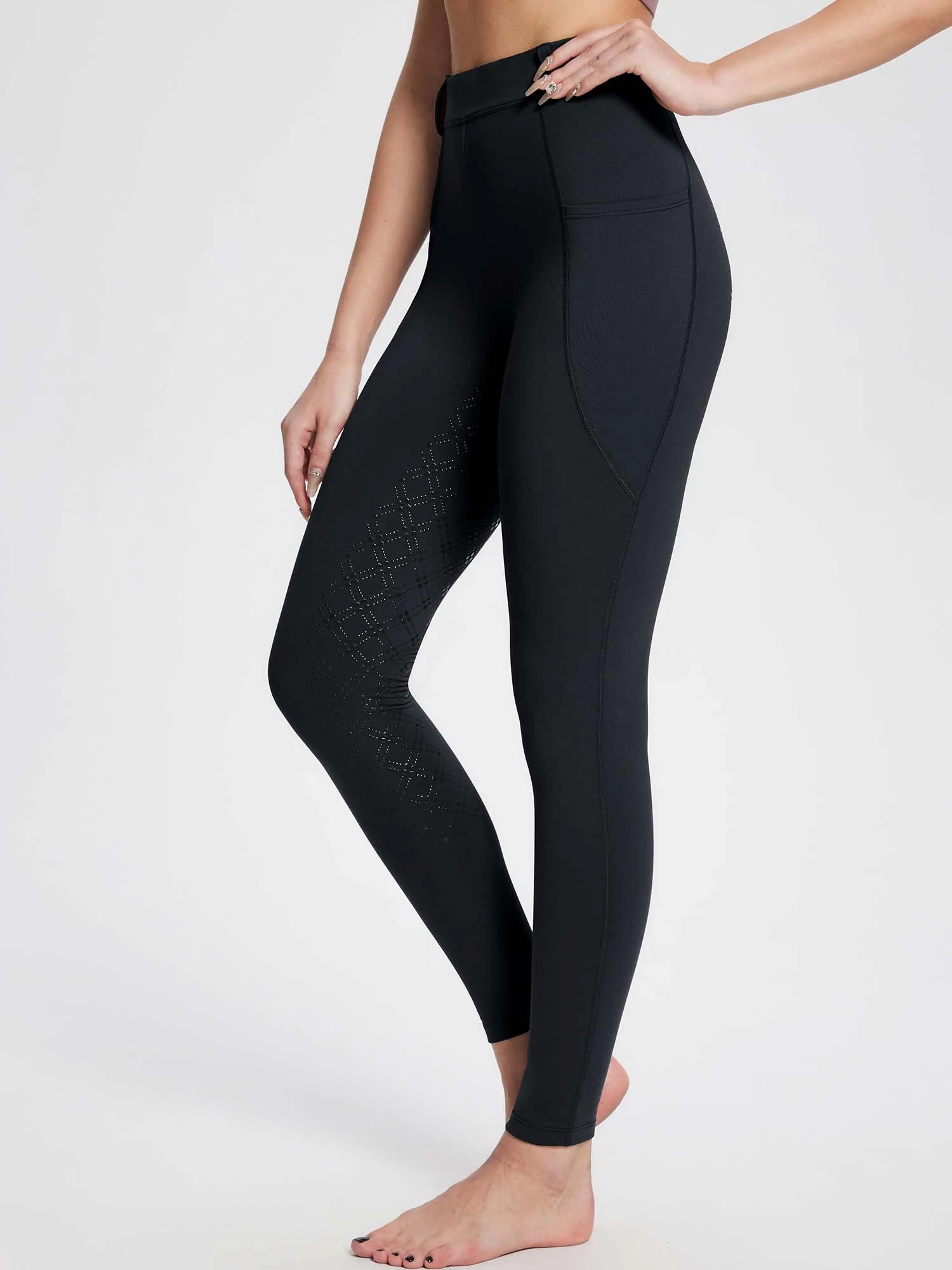 Women's Fleece Equestrian Breeches - Image 9