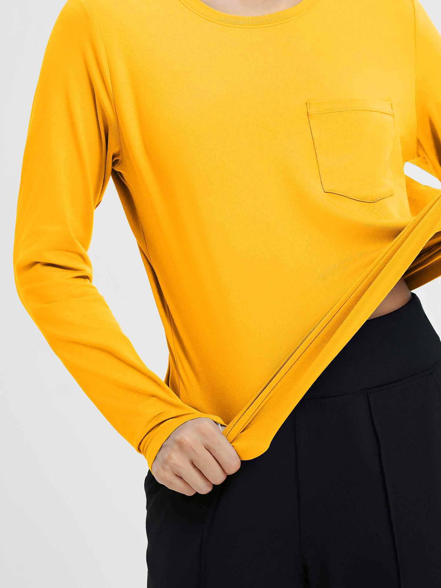 Running Crewneck Pocket Long-Sleeve Top - Image 20