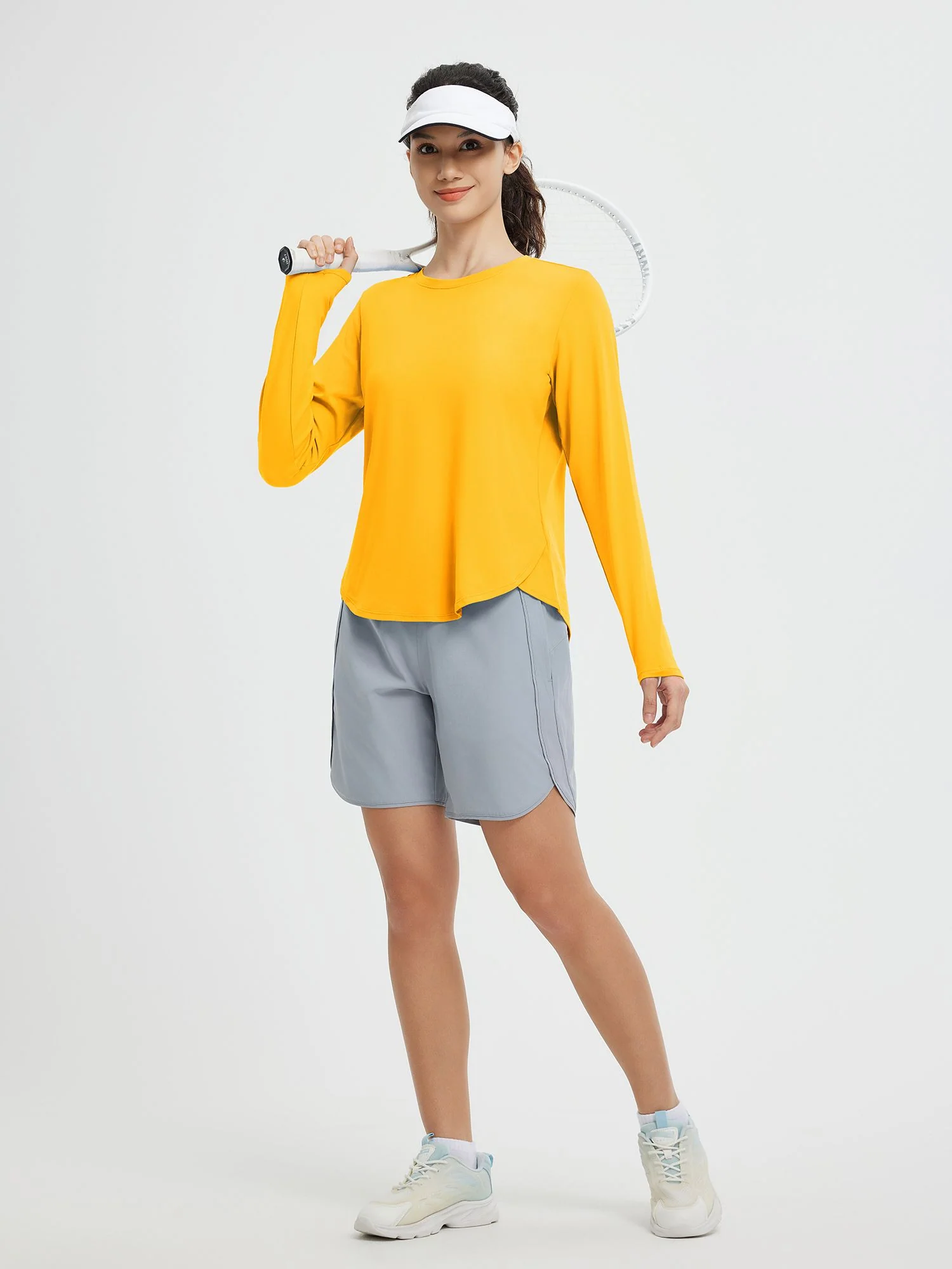 Running Cross Hem Long-Sleeve T-Shirt - Image 11