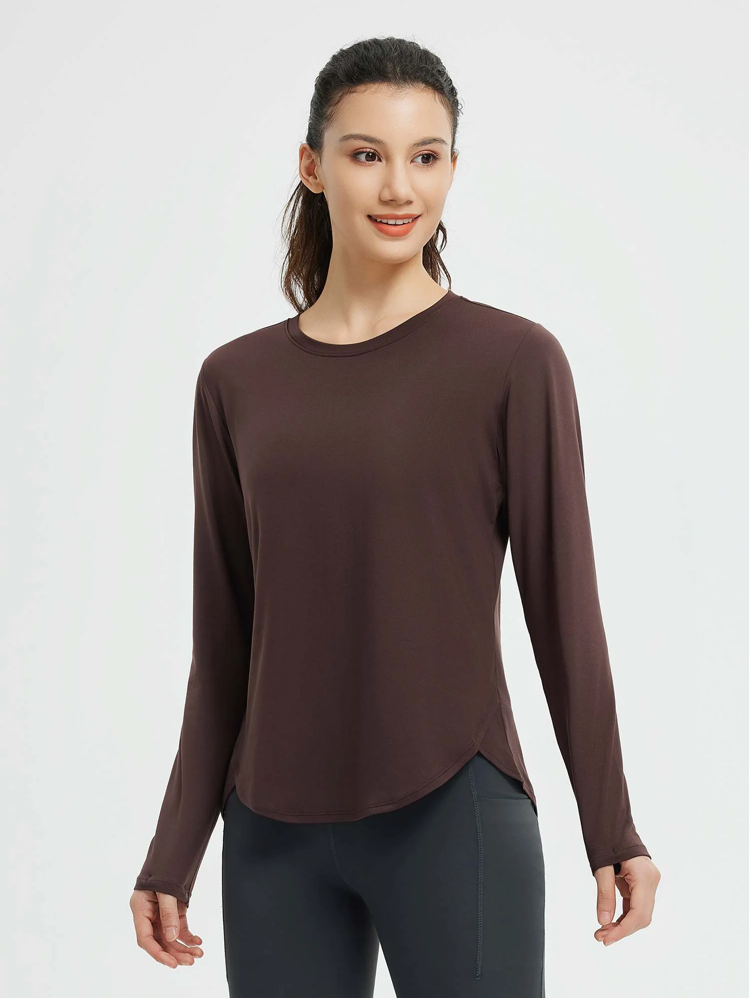 Running Cross Hem Long-Sleeve T-Shirt - Image 24