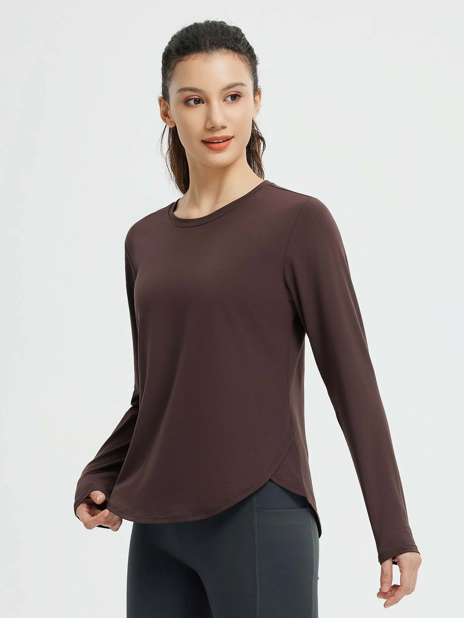 Running Cross Hem Long-Sleeve T-Shirt - Image 25