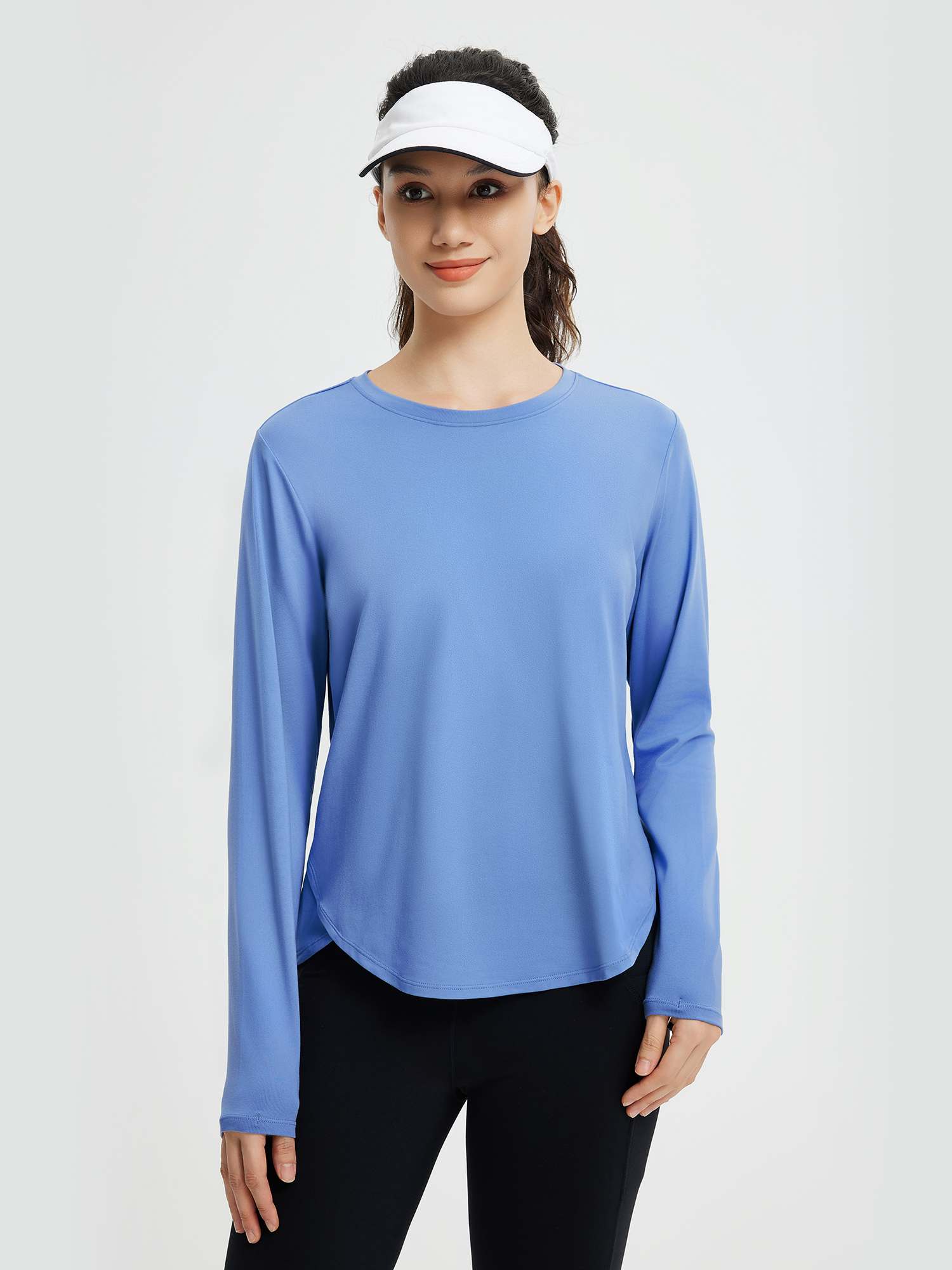 Running Cross Hem Long-Sleeve T-Shirt - Image 4