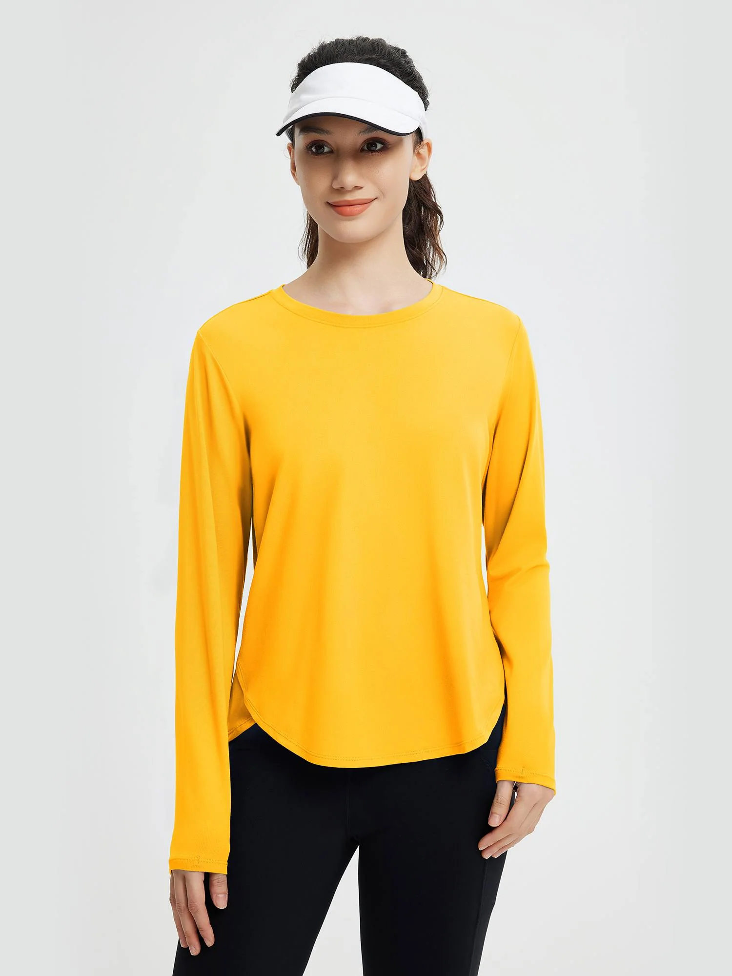 Running Cross Hem Long-Sleeve T-Shirt - Image 6