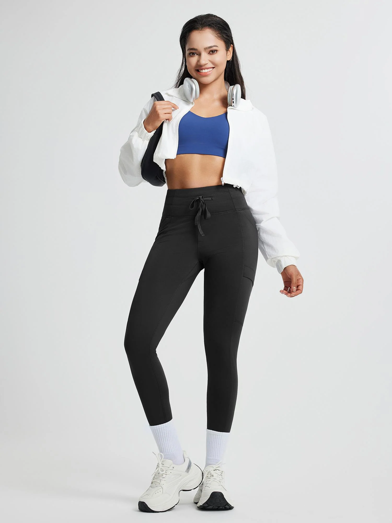 Running High-Waisted Fleece Leggings - Image 14