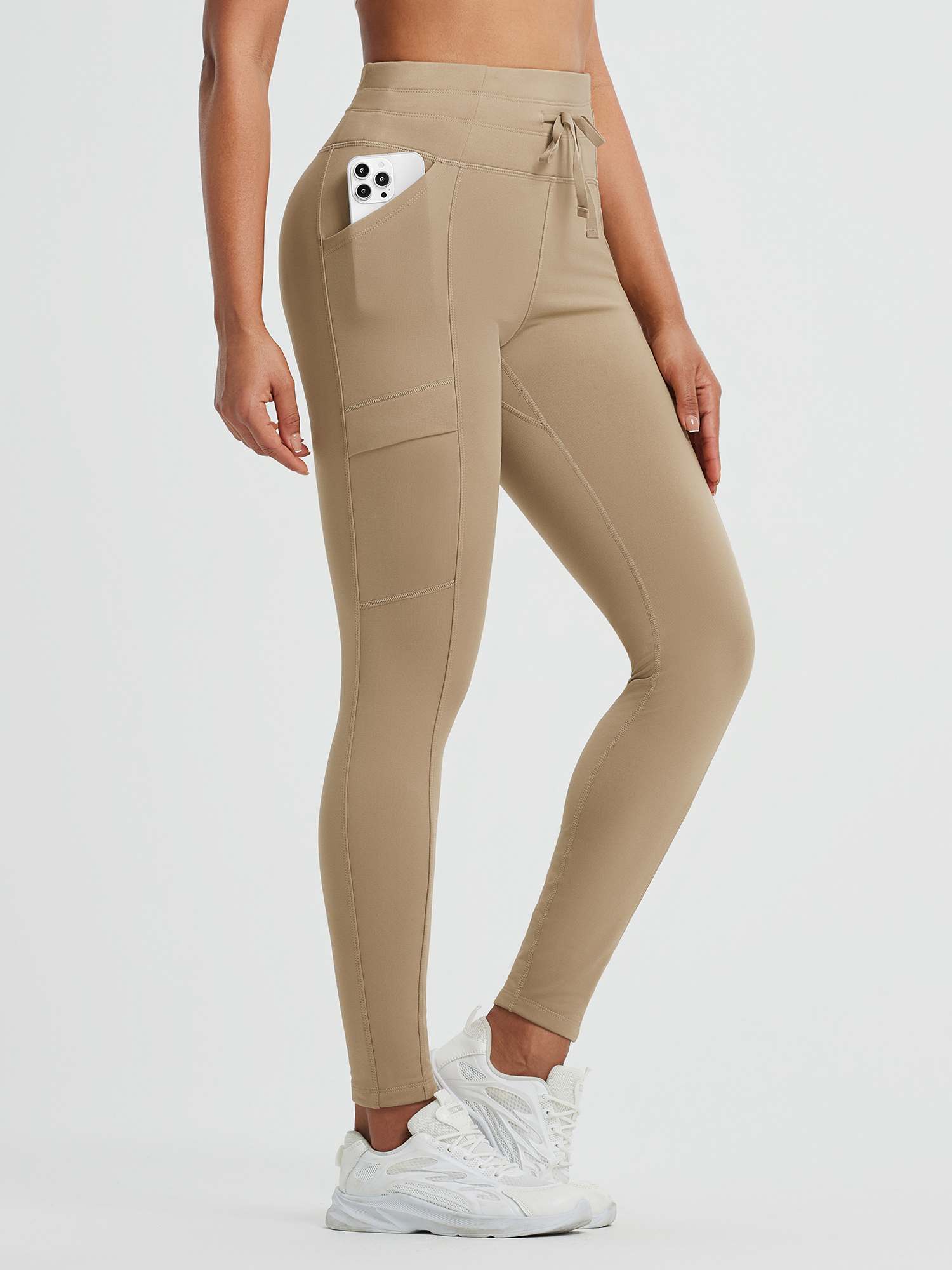 Running High-Waisted Fleece Leggings - Image 15