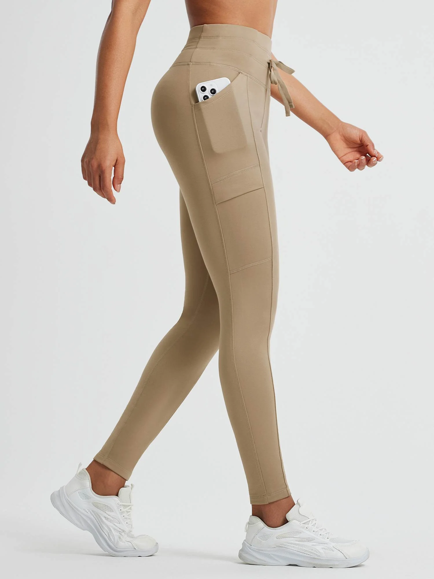Running High-Waisted Fleece Leggings - Image 17