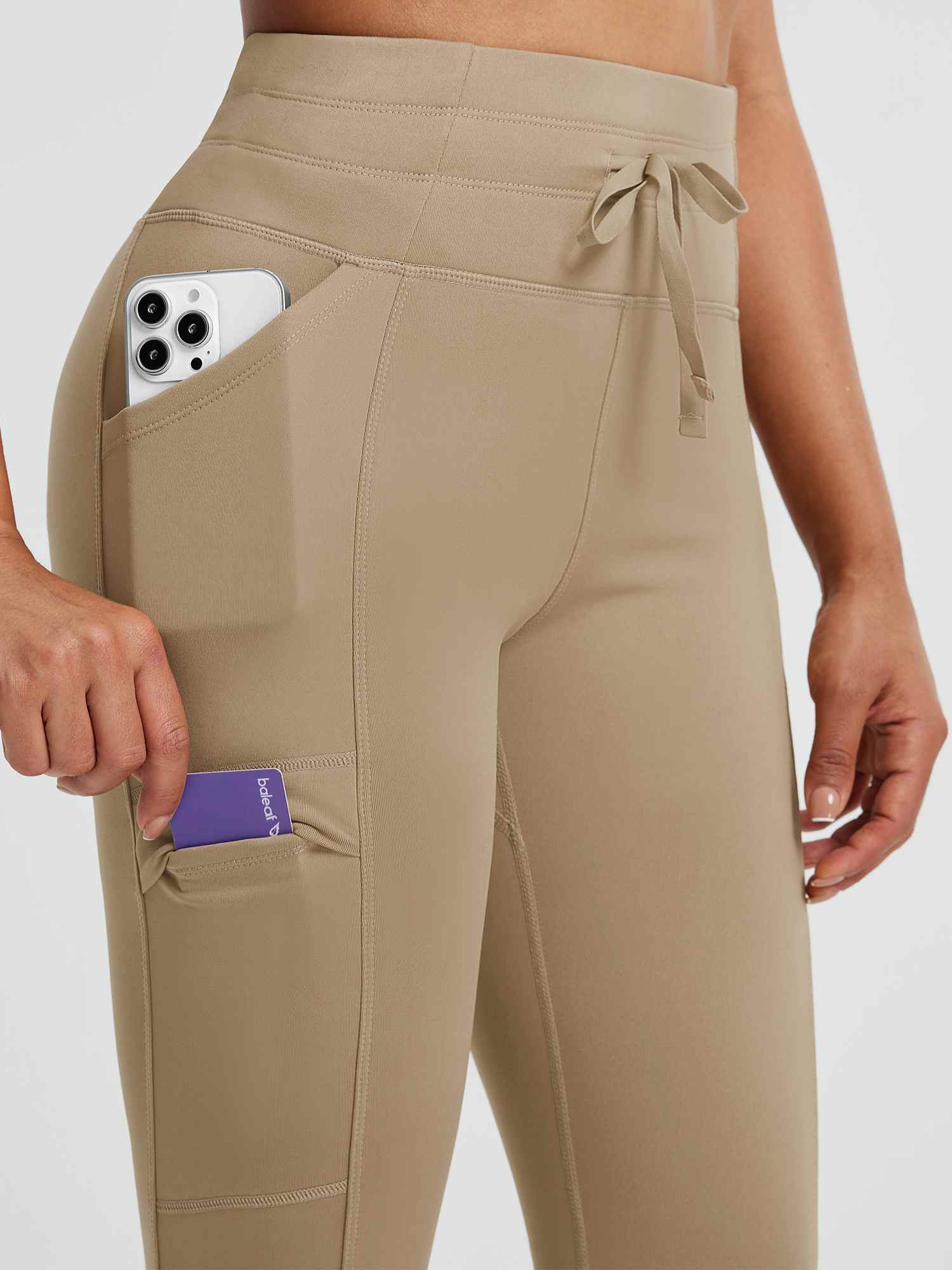 Running High-Waisted Fleece Leggings - Image 18