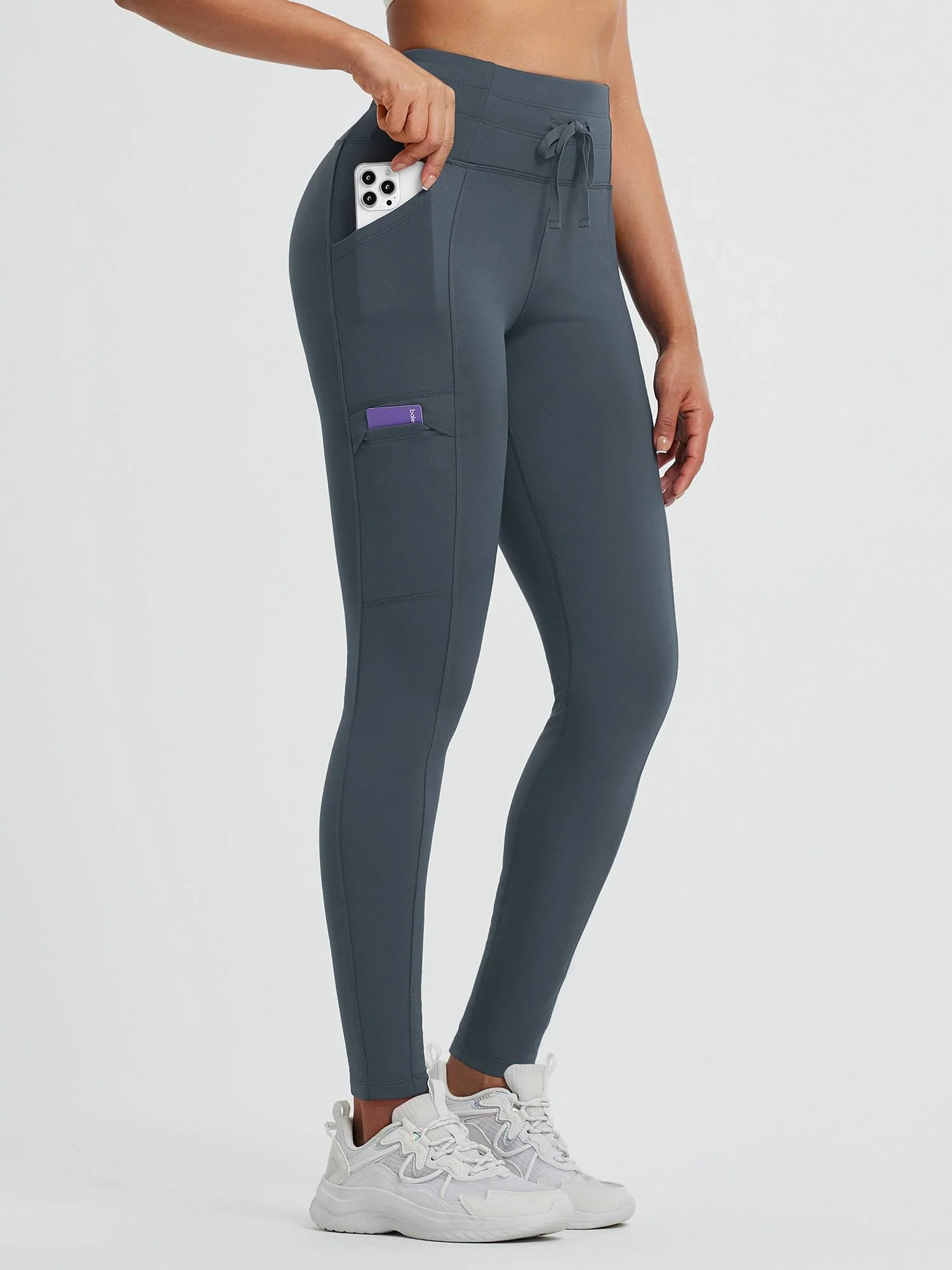 Running High-Waisted Fleece Leggings - Image 22