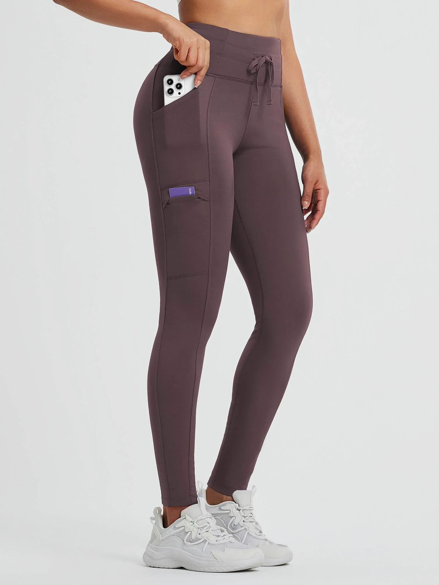 Running High-Waisted Fleece Leggings - Image 31
