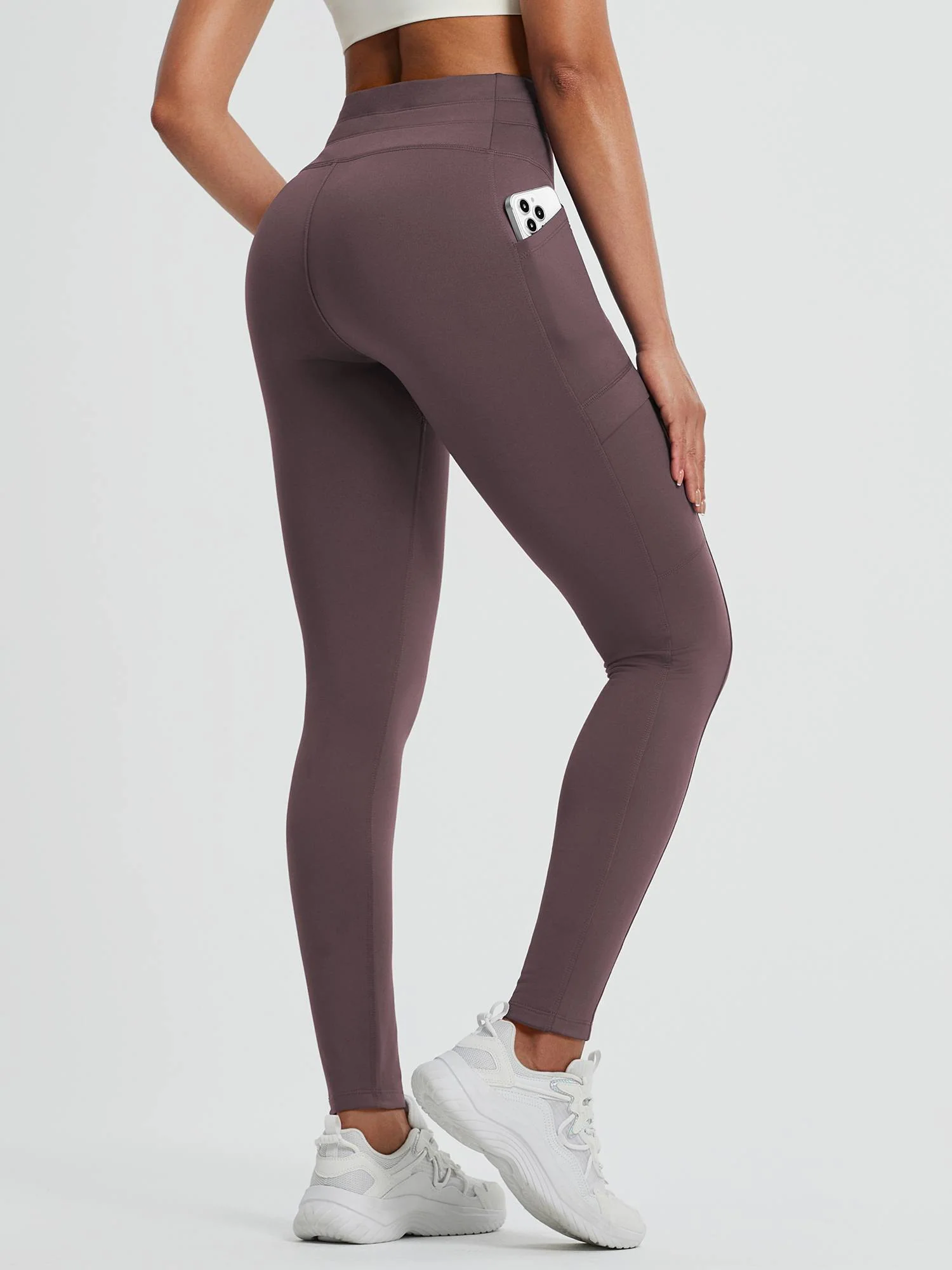 Running High-Waisted Fleece Leggings - Image 32