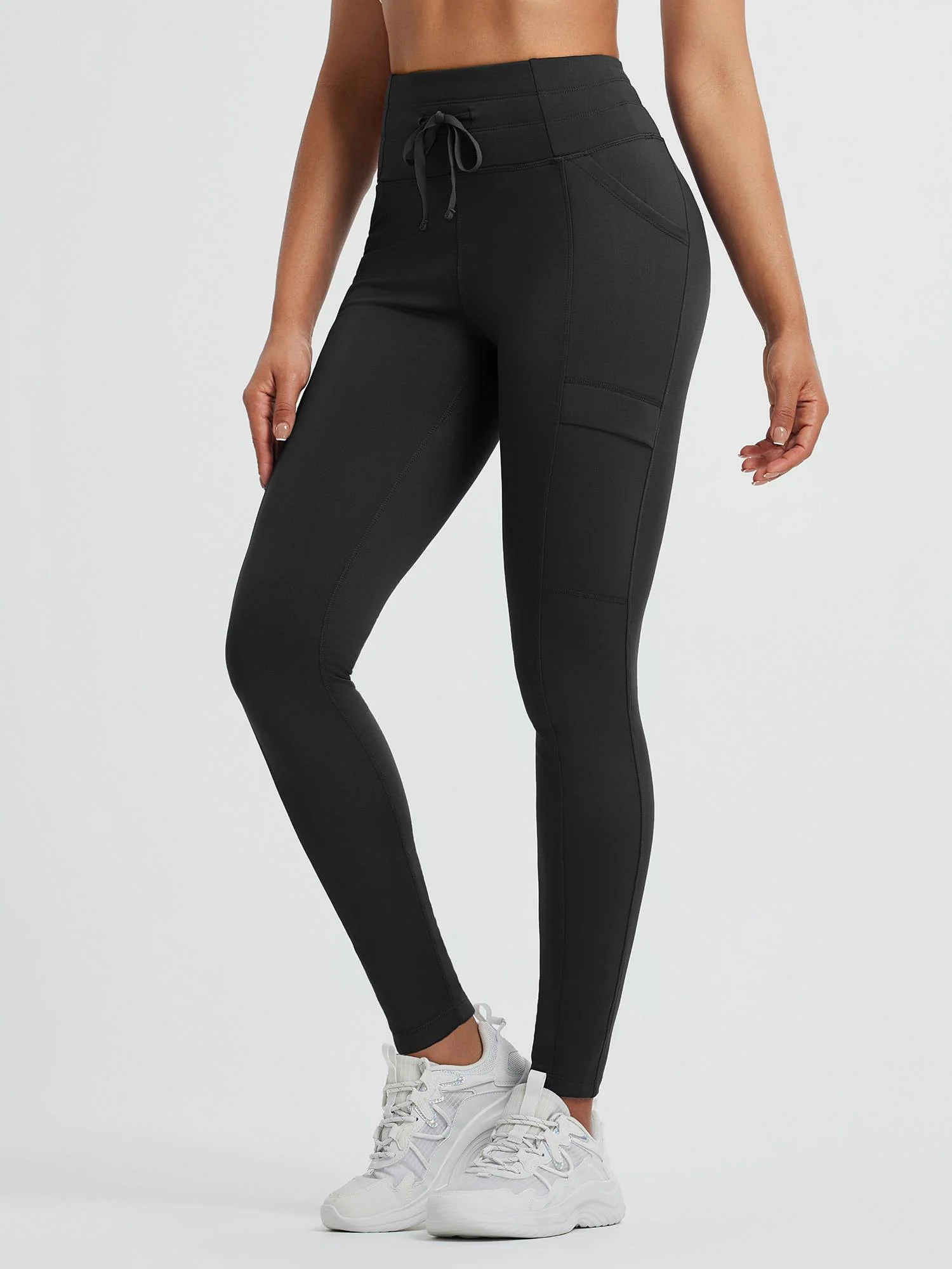 Running High-Waisted Fleece Leggings - Image 8