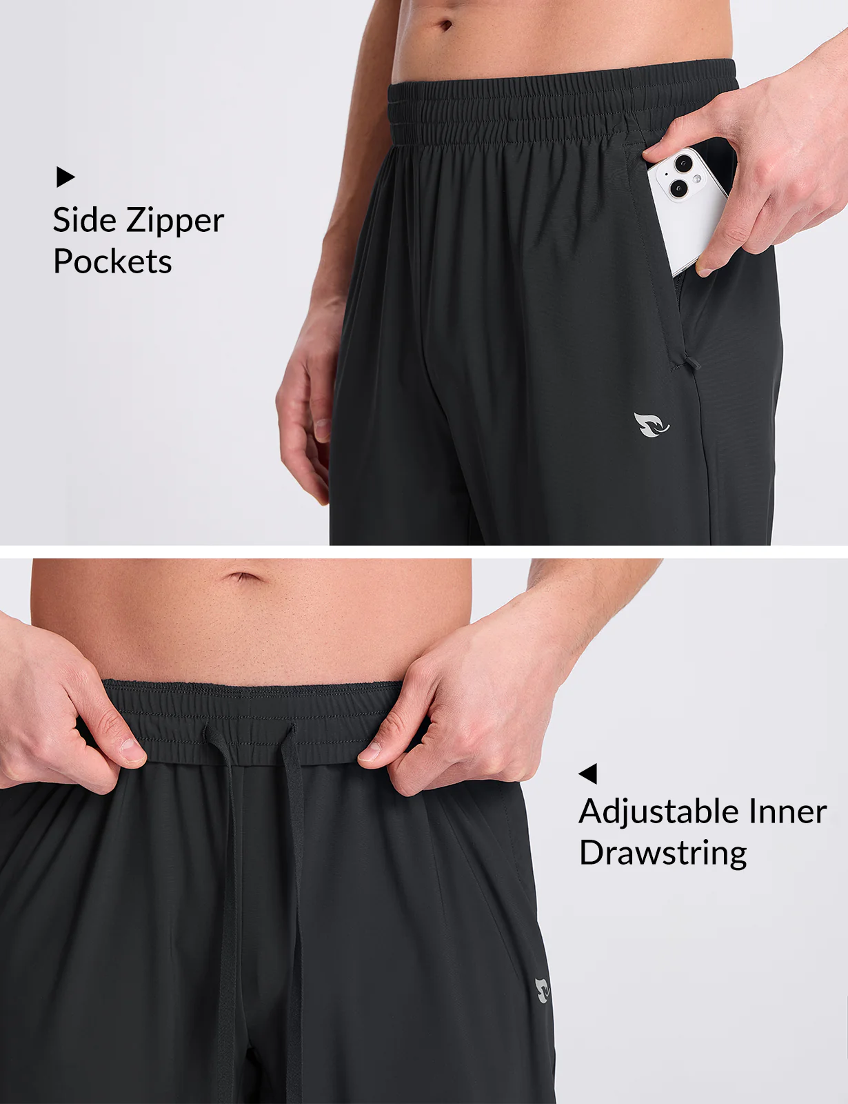 Men's Stretch Waist Tapered Joggers - Image 10