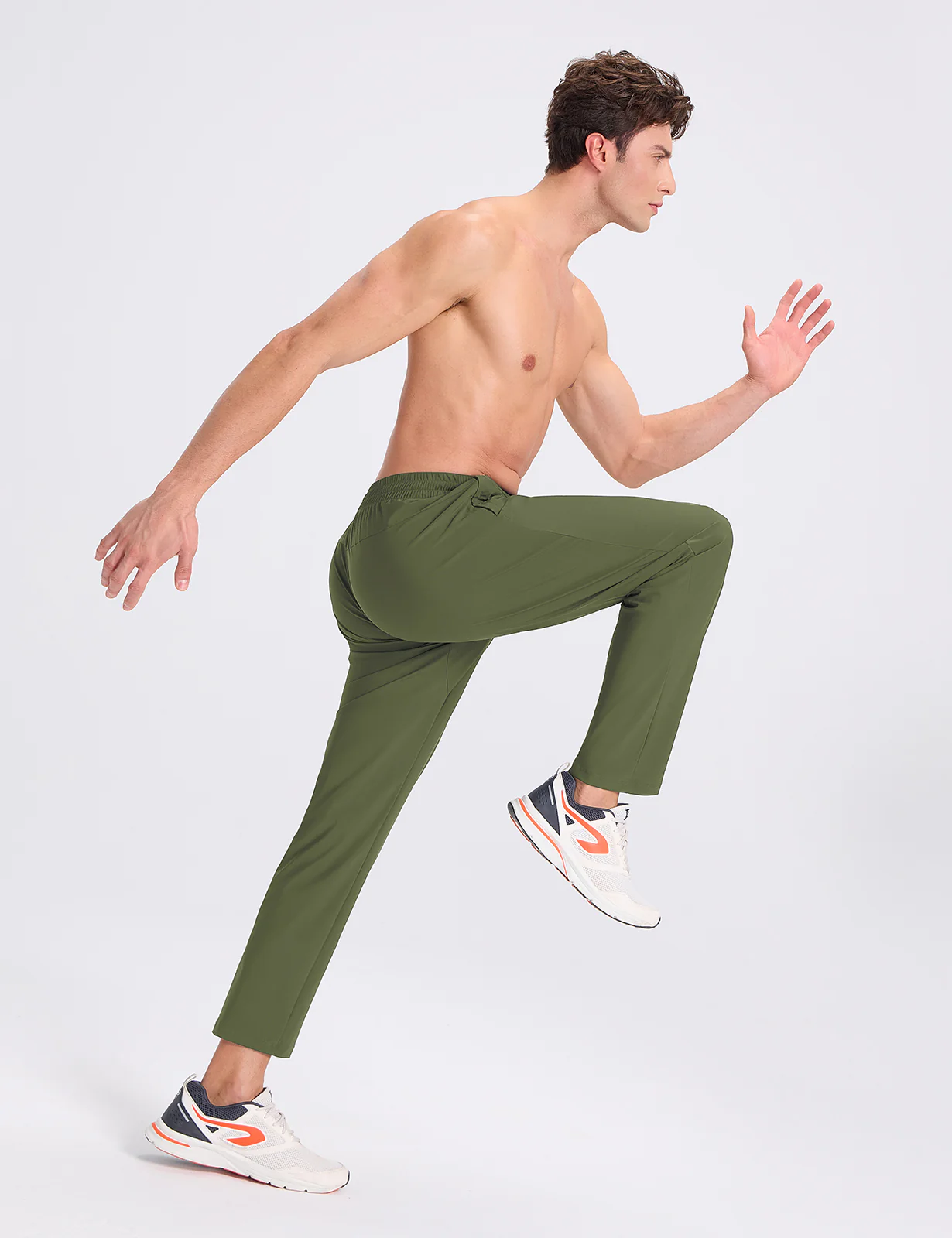 Men's Stretch Waist Tapered Joggers - Image 5