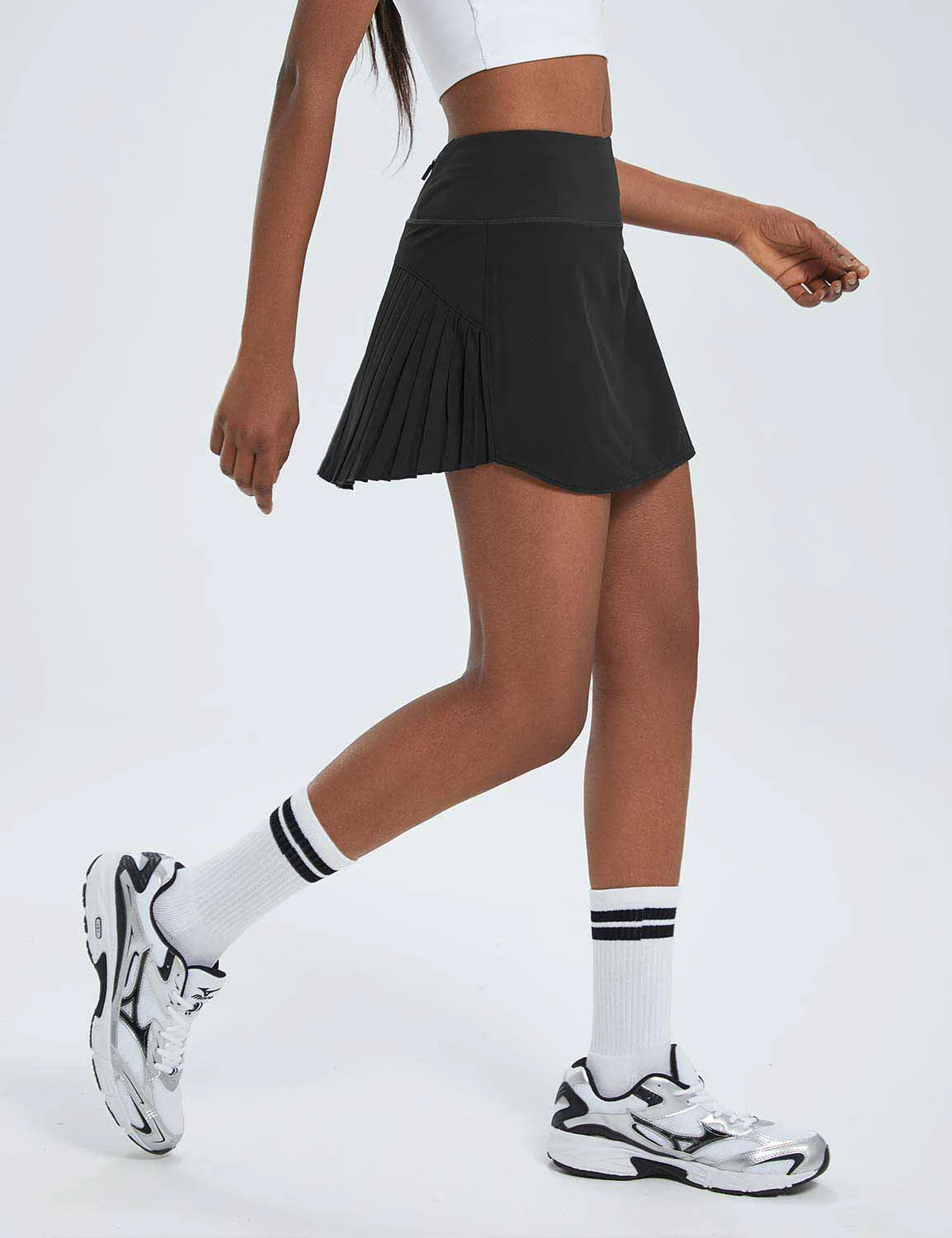 Women's High-Waisted Pleated Running Skirt - Image 17