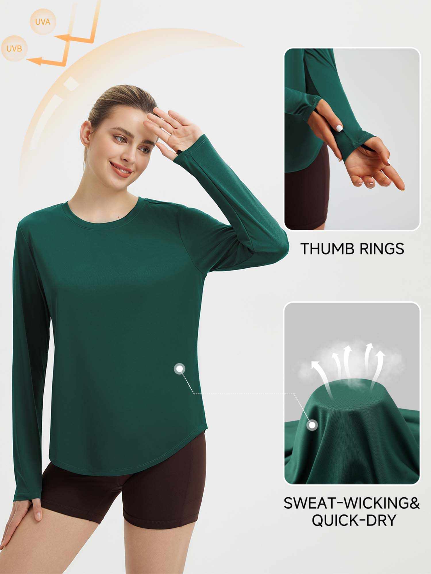 Women's Long Sleeve Running Shirt - Image 12