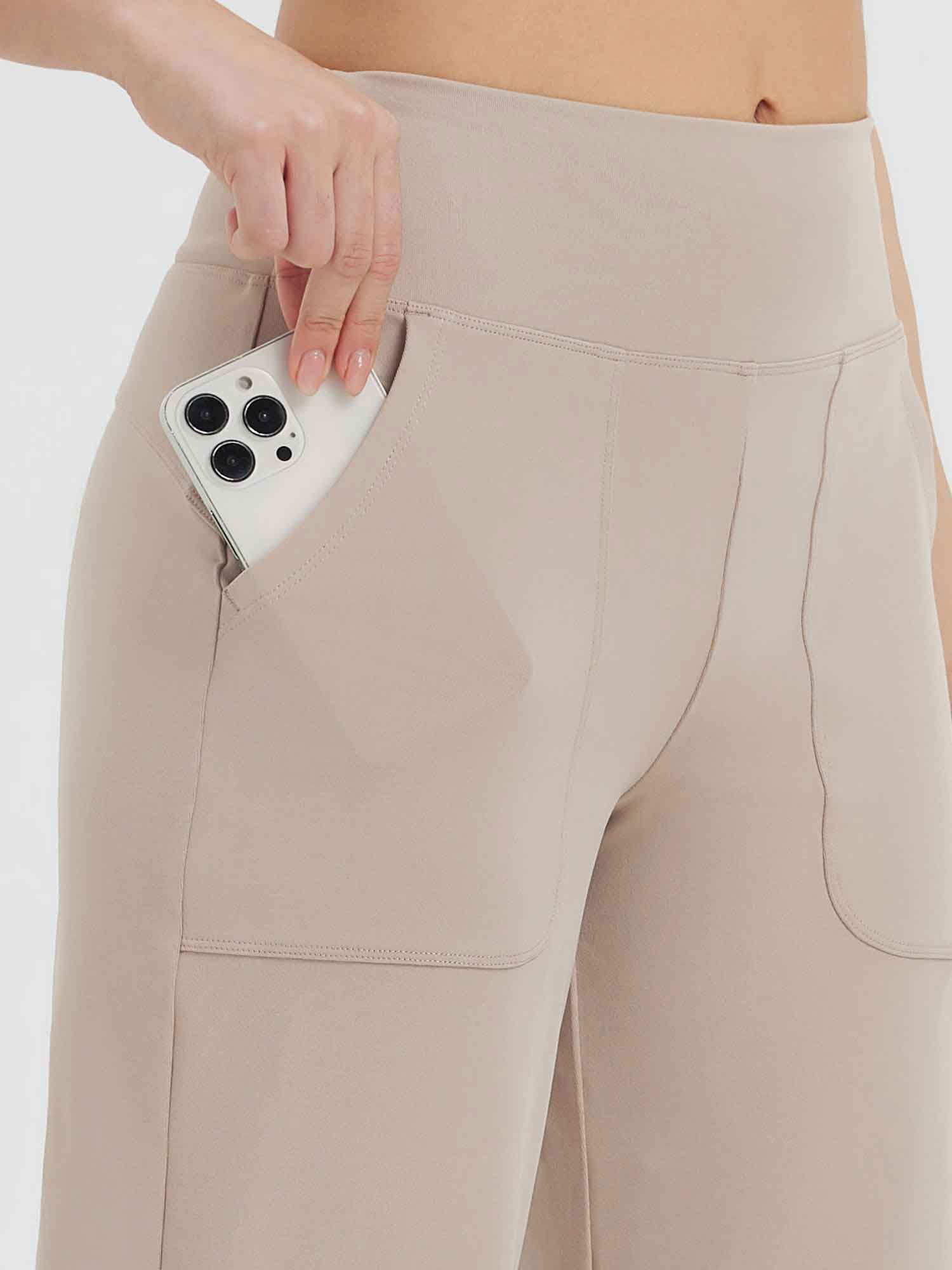 Secret Breeze Curved Hem Capris - Image 23