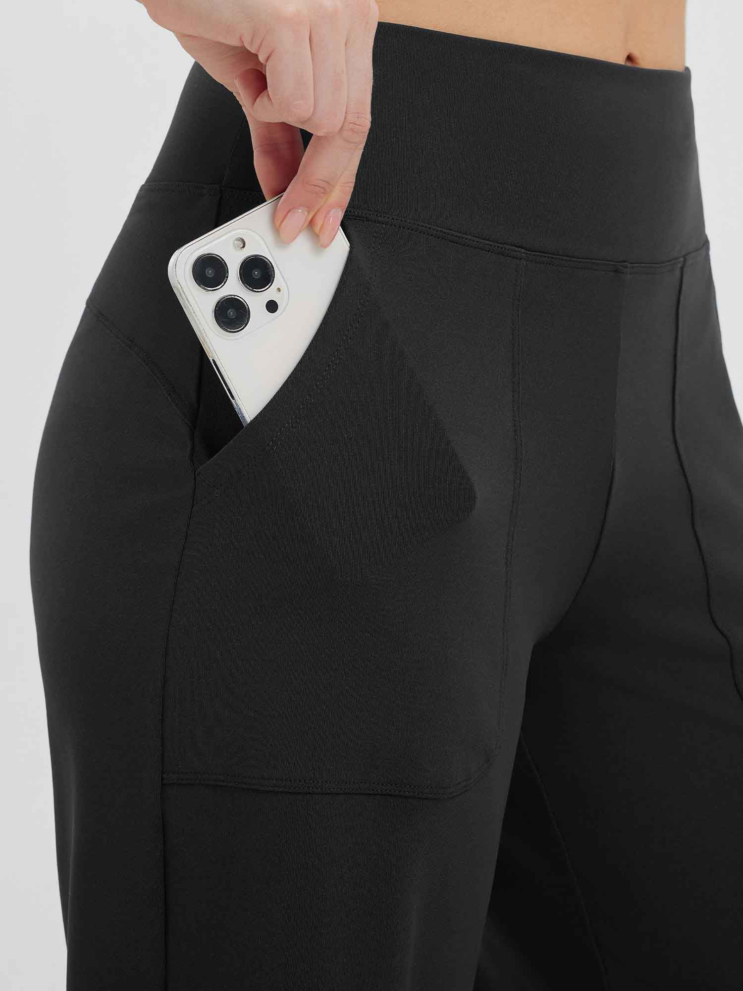 Secret Breeze Curved Hem Capris - Image 3