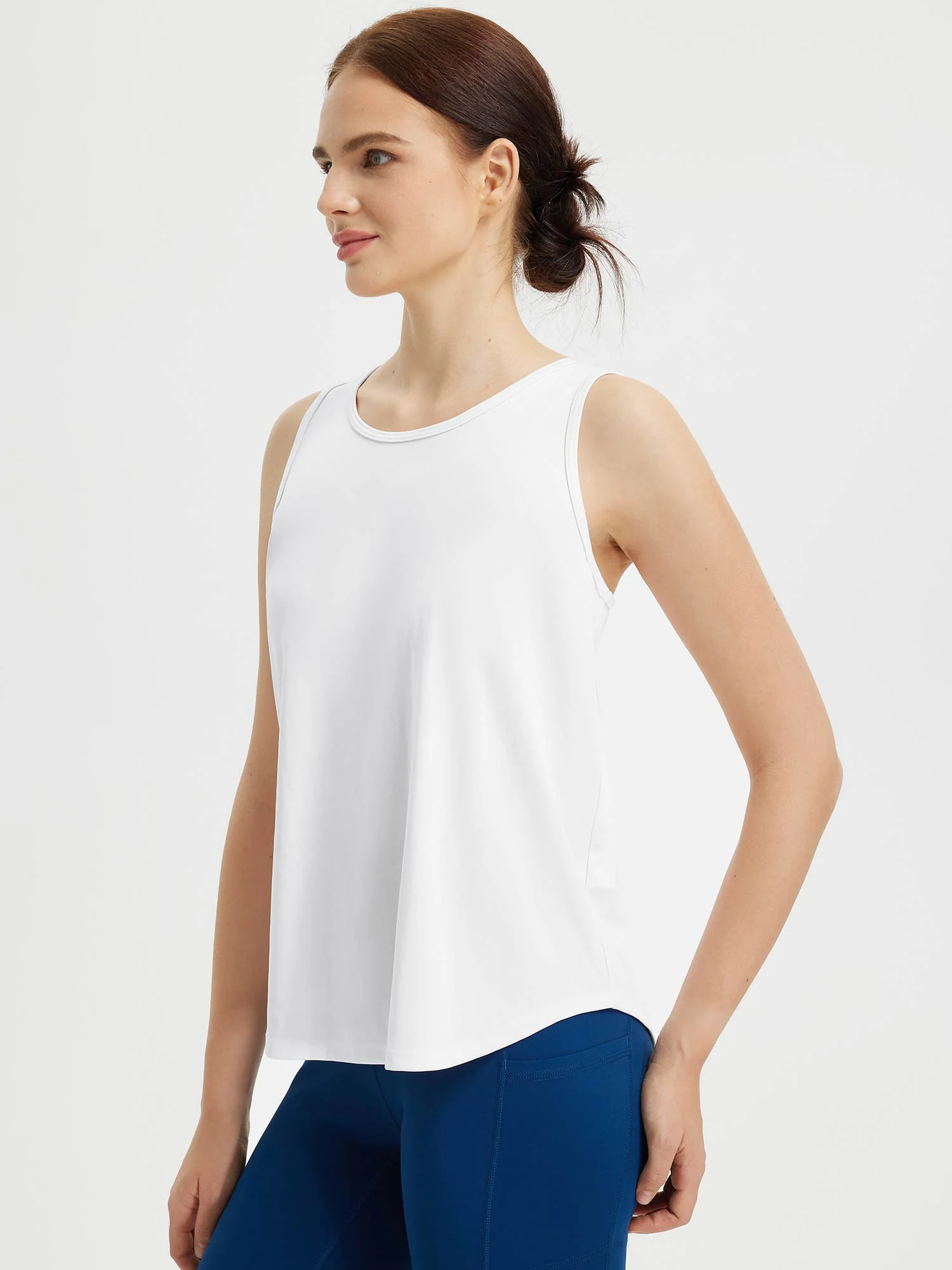 Fresh Horizon UPF 50+ Slim Fit Mid-Length Racerback Tank Top - Image 10