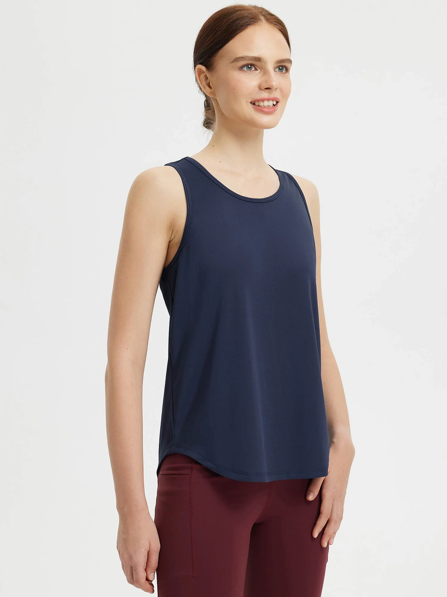 Fresh Horizon UPF 50+ Slim Fit Mid-Length Racerback Tank Top - Image 21
