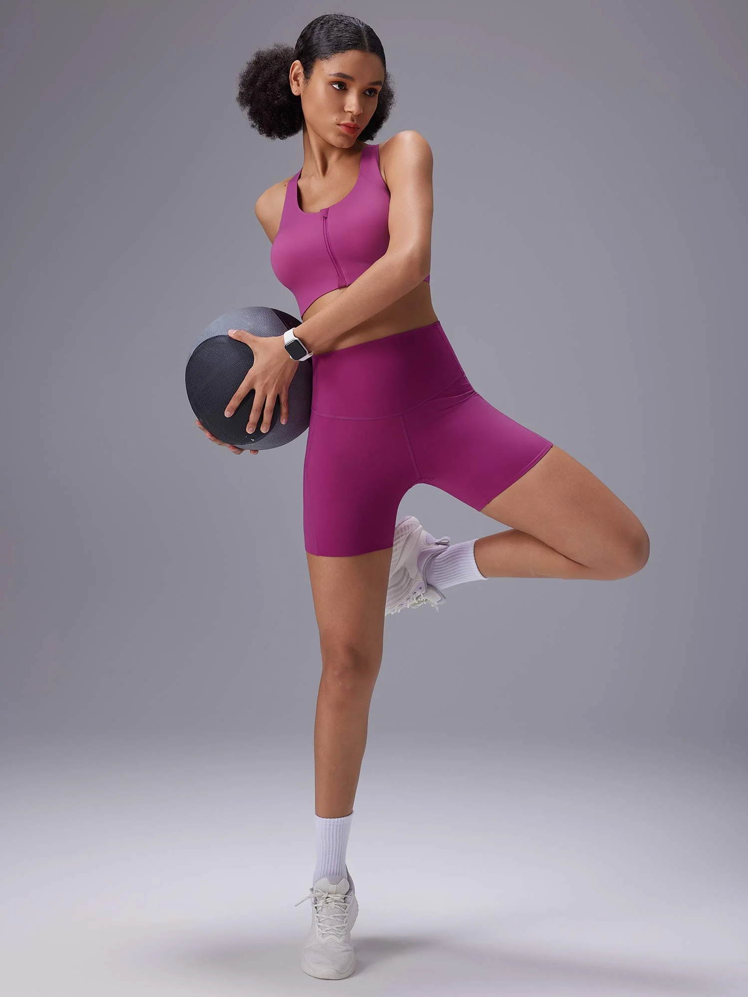 High Rise Compression Shorts - Image 14