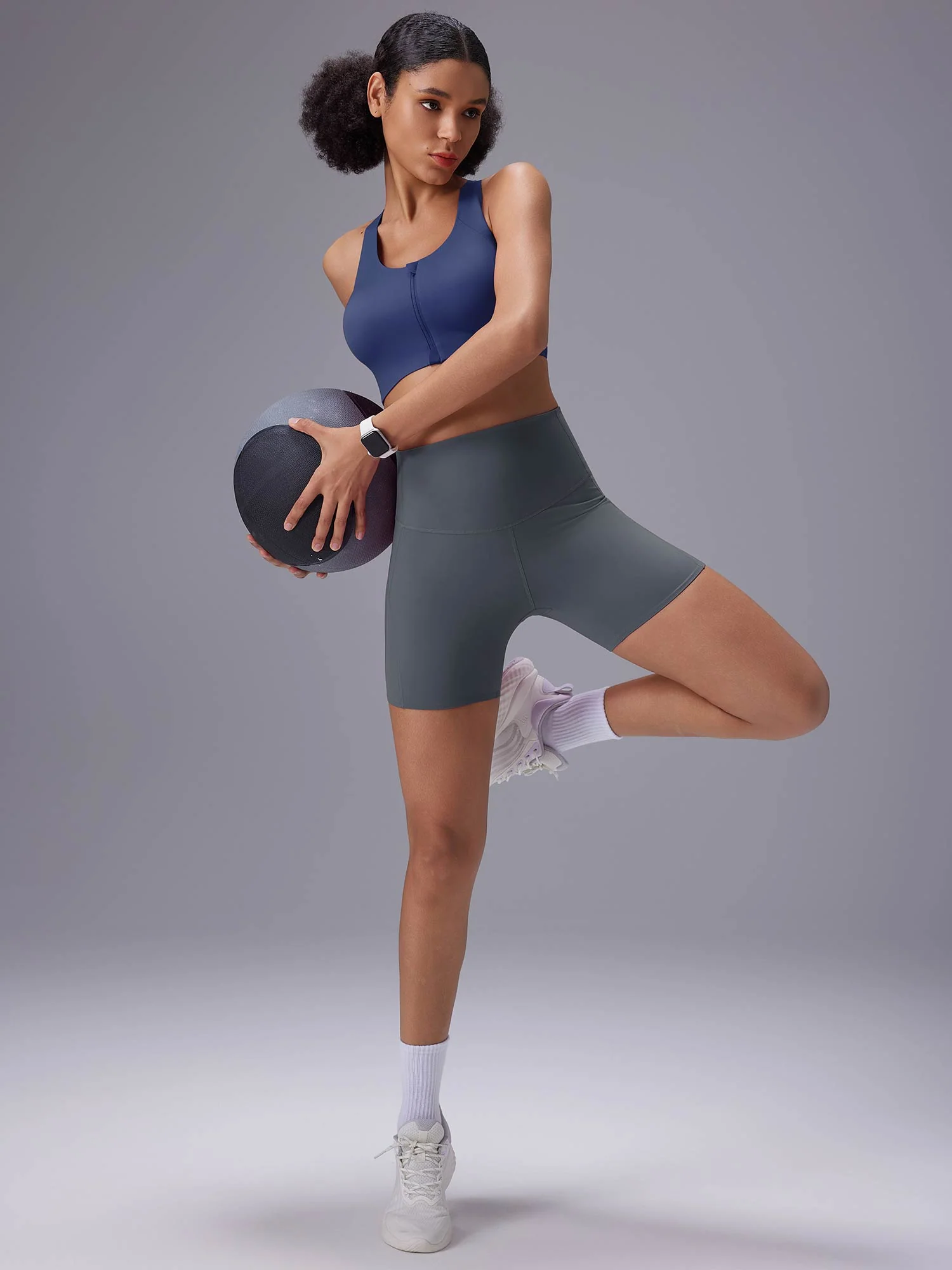 High Rise Compression Shorts - Image 26