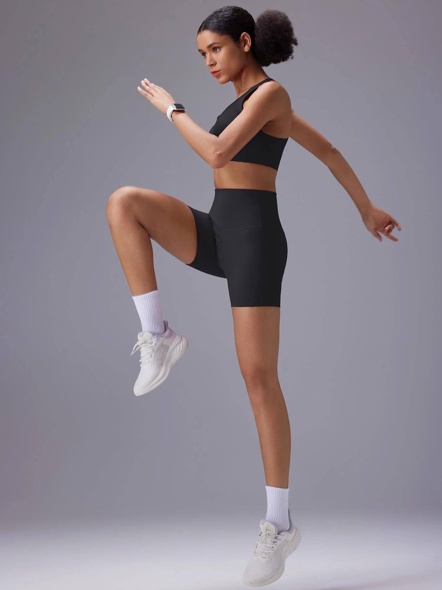 High Rise Compression Shorts - Image 3