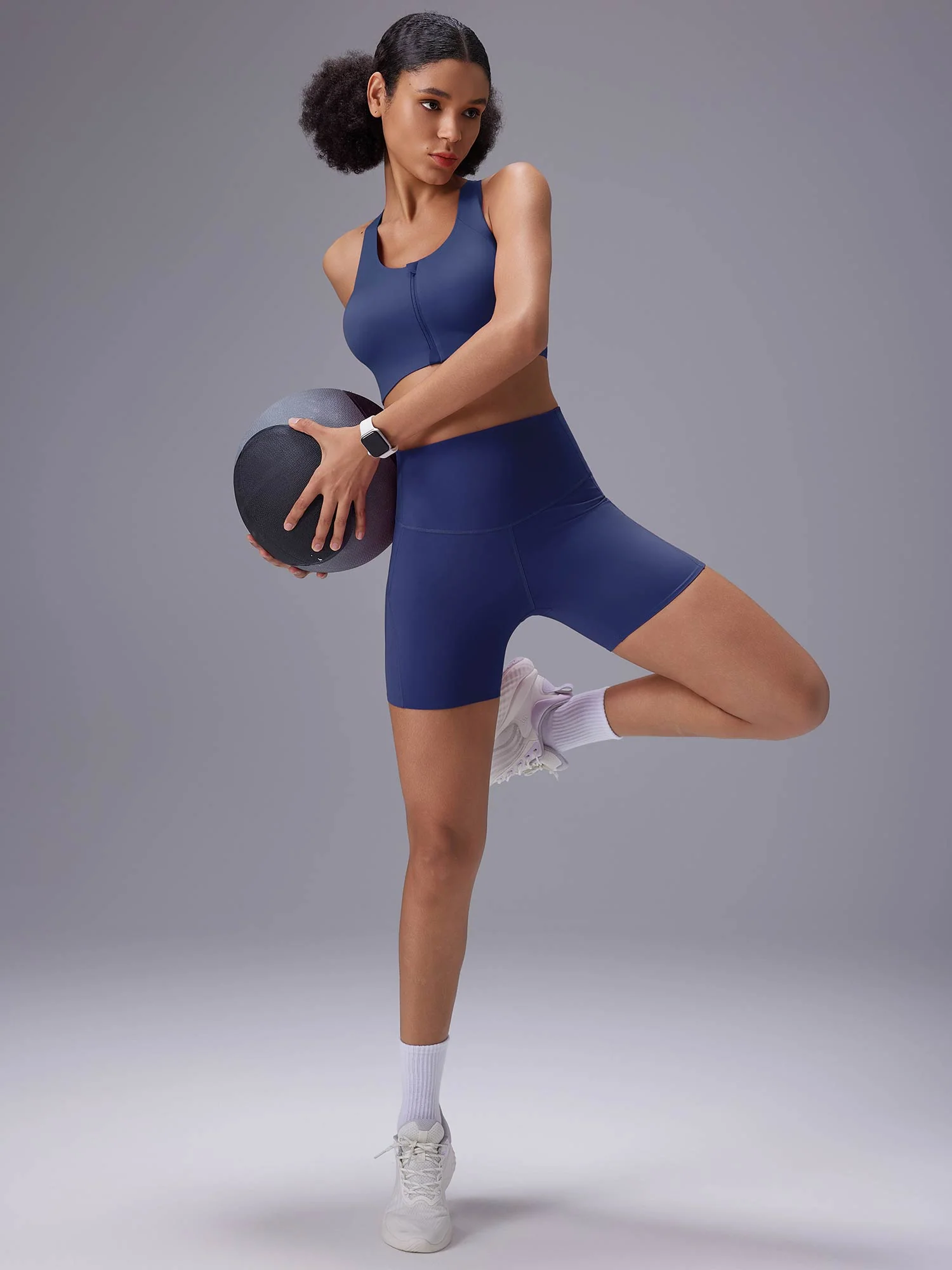 High Rise Compression Shorts - Image 8