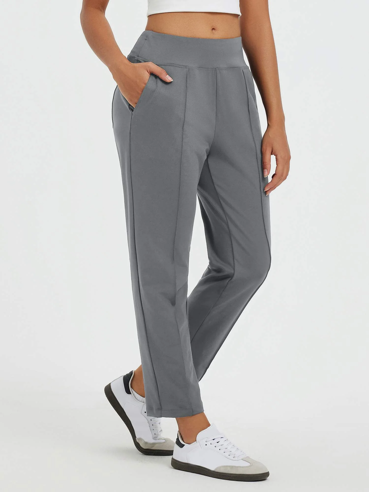 Tapered Running Pouch Pockets Pants - Image 3