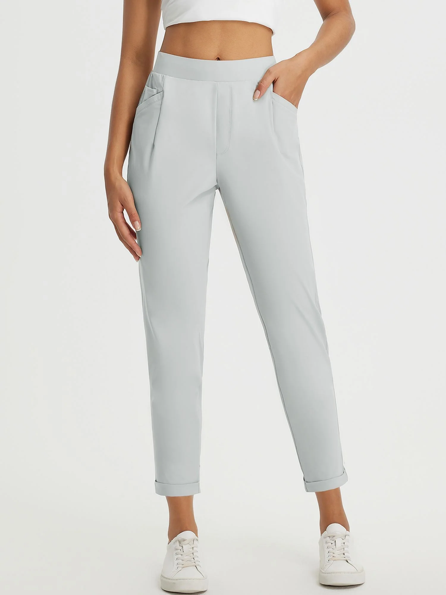 Dynamic Form High-Rise Tapered Trousers - Image 55