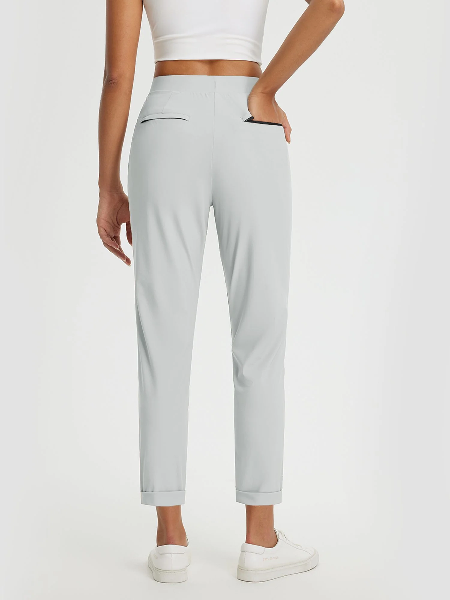 Dynamic Form High-Rise Tapered Trousers - Image 58