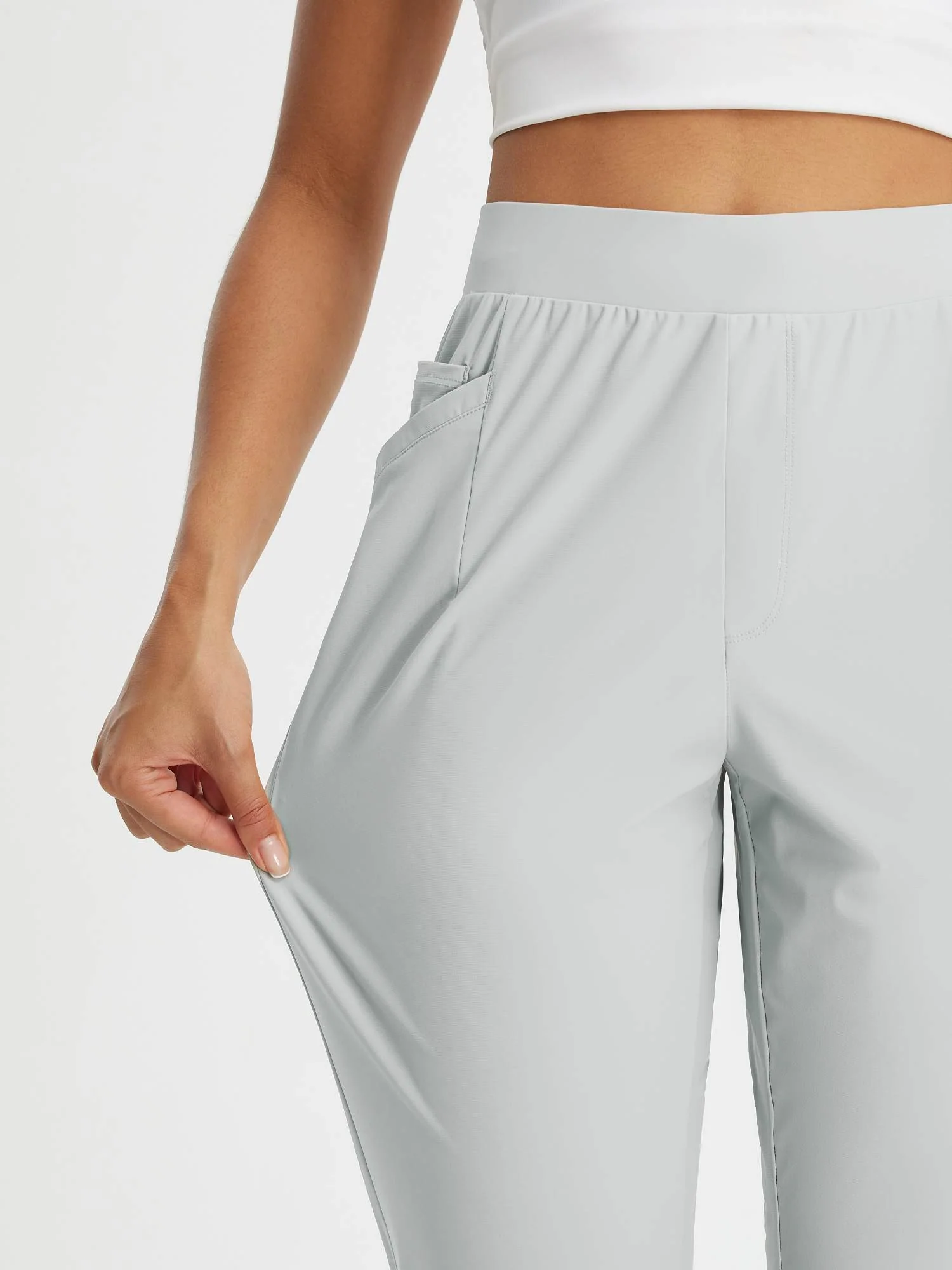 Dynamic Form High-Rise Tapered Trousers - Image 59