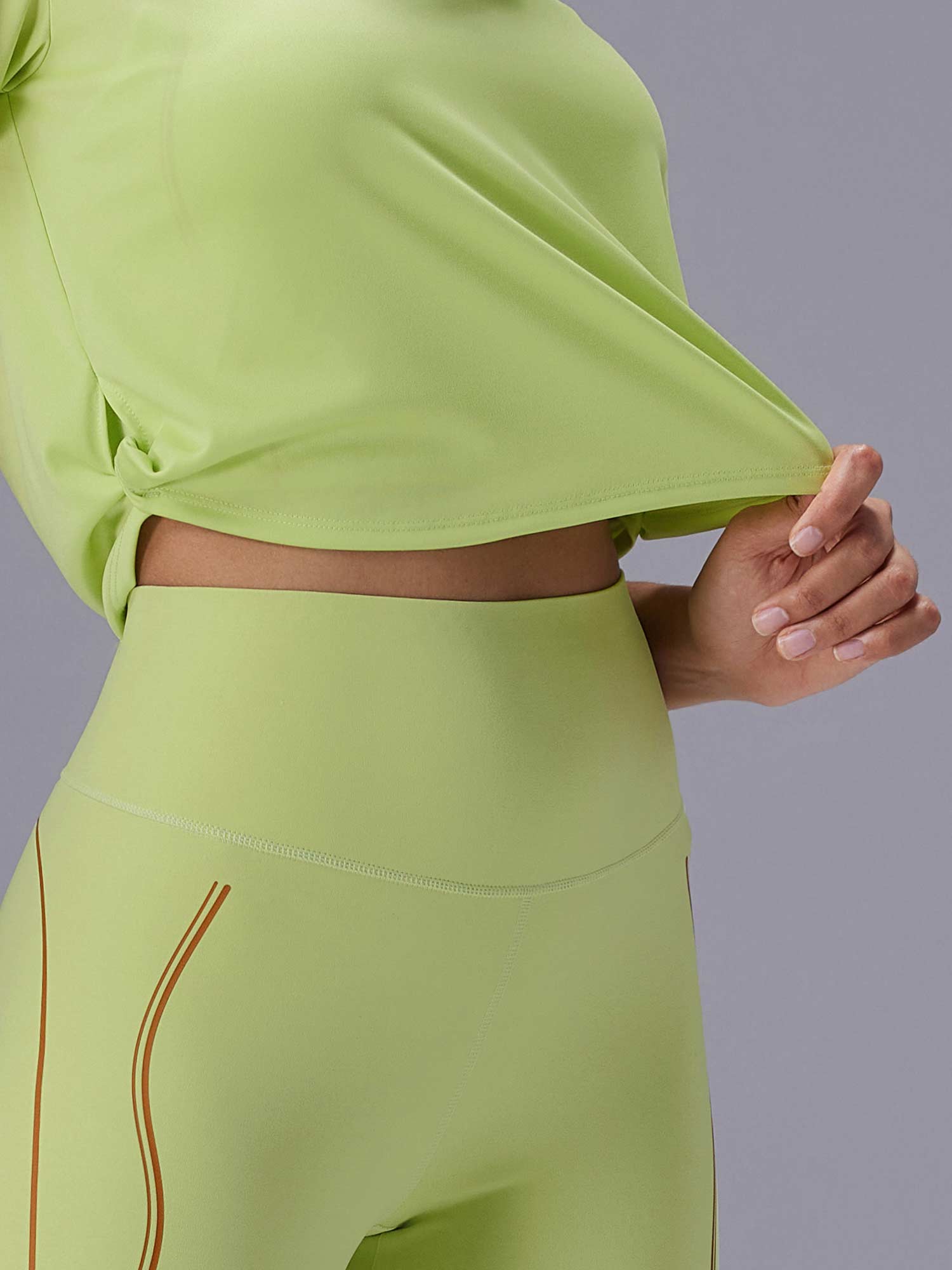 Women's Cropped Short Sleeve Workout Top - Image 18