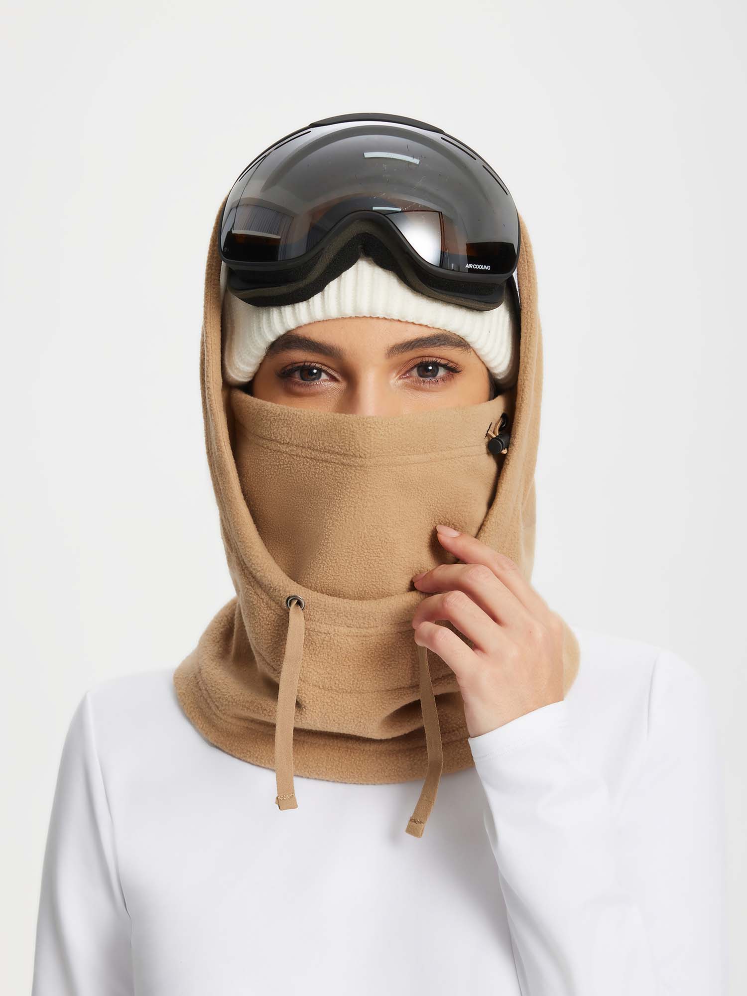Unisex Adjustable Fleece Ski Hat - Image 8