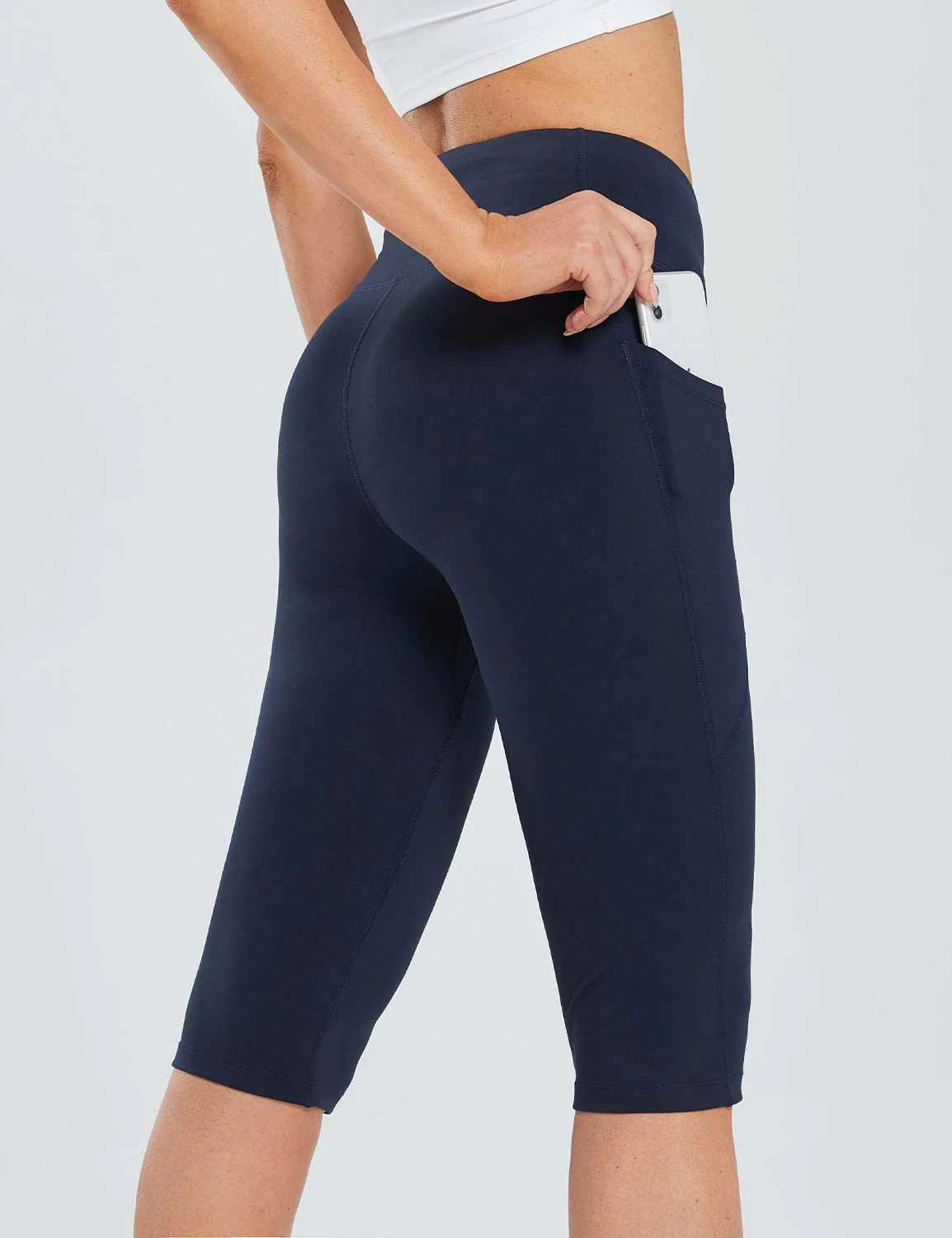 Laureate Women's Pocketed Yoga Capris - Image 2