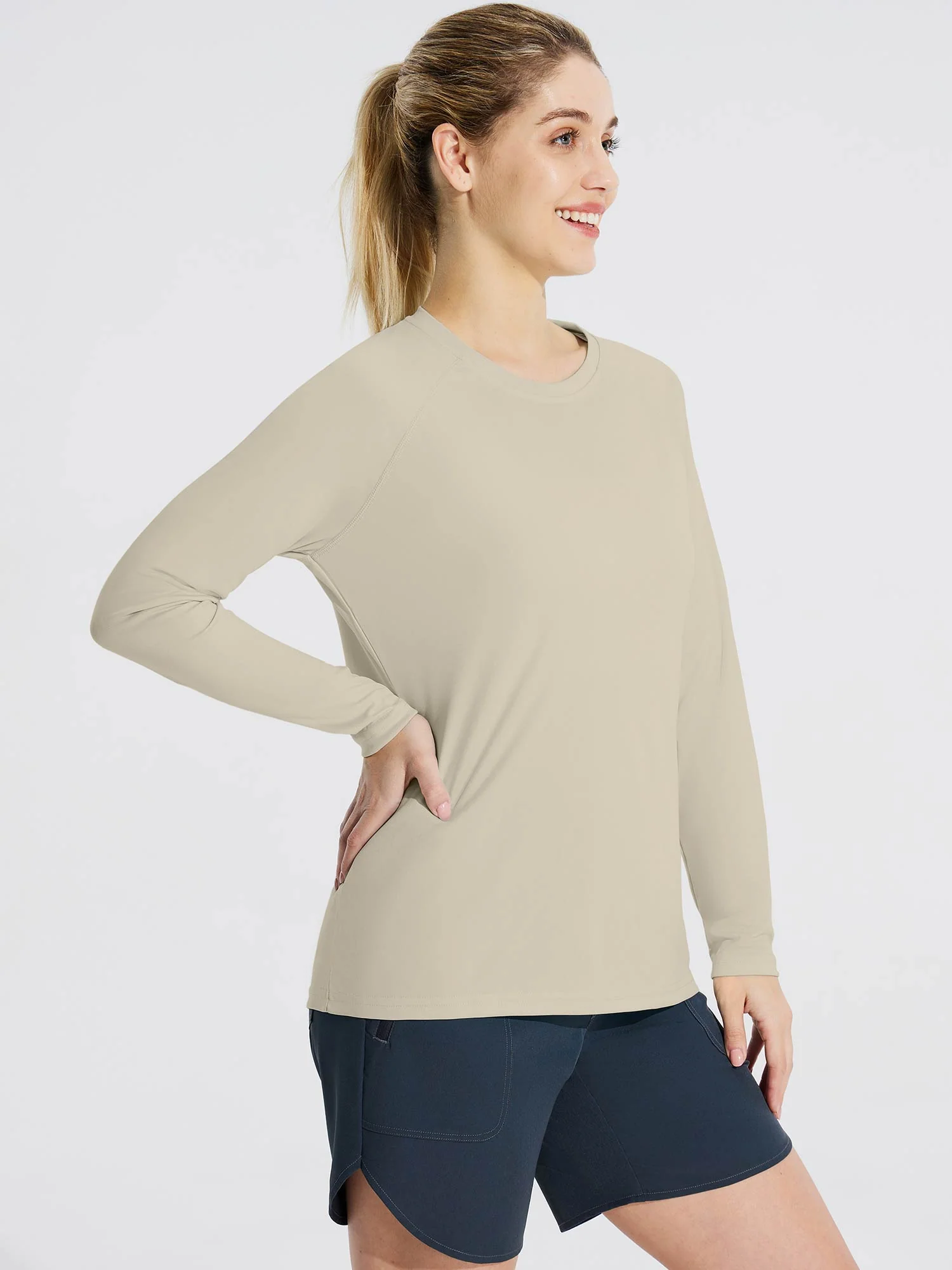 UPF50+ Crew Neck Sun Shirt - Image 51