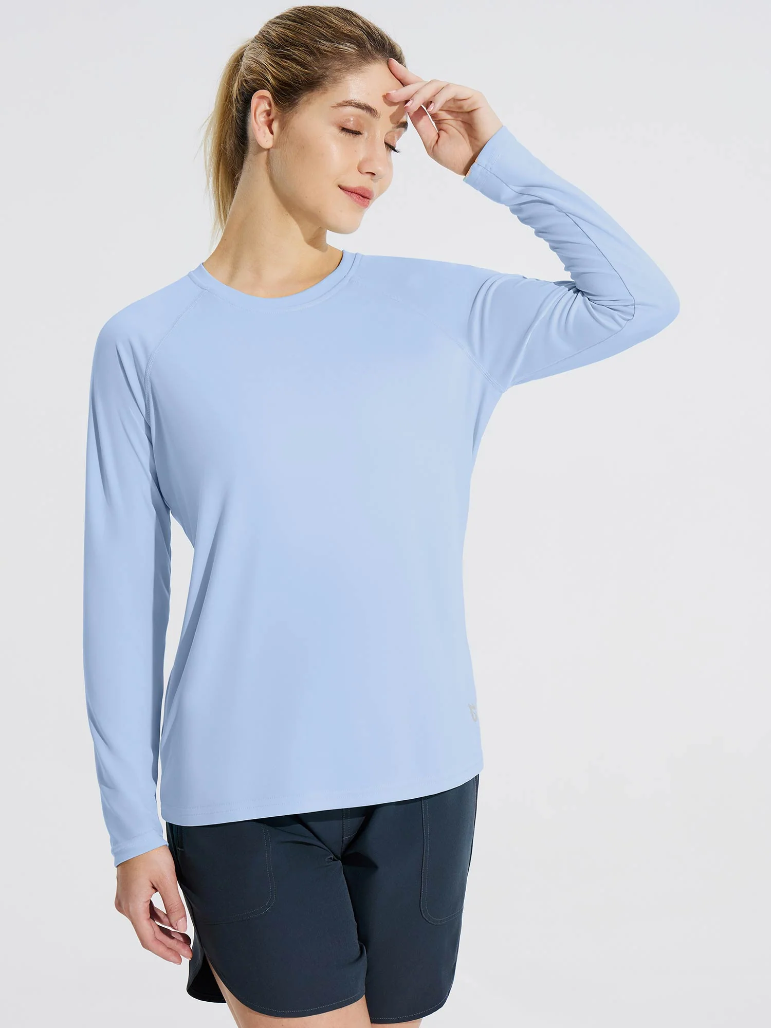UPF50+ Crew Neck Sun Shirt - Image 55