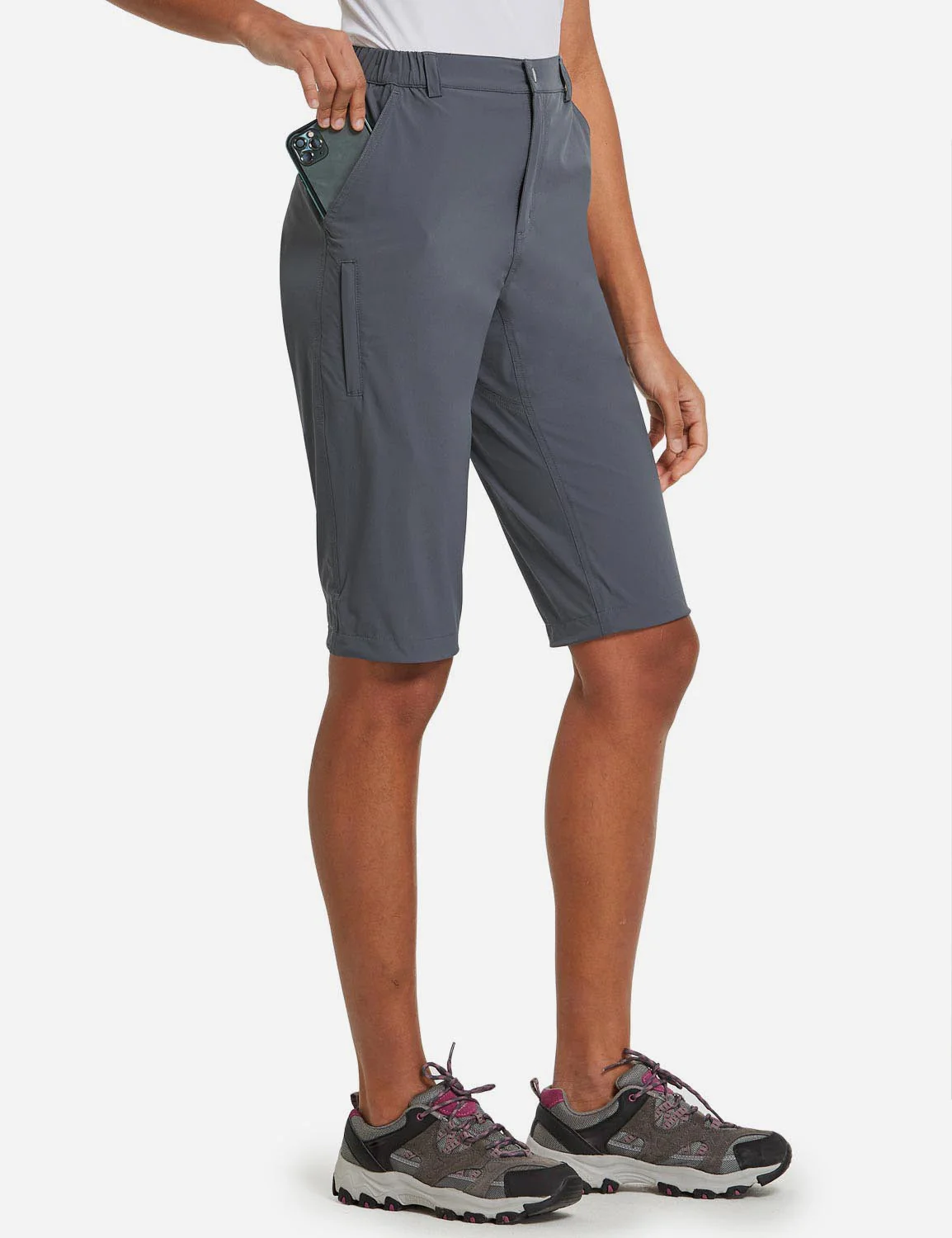 Flyleaf UPF50+ DWR Knee-Length Shorts - Image 15