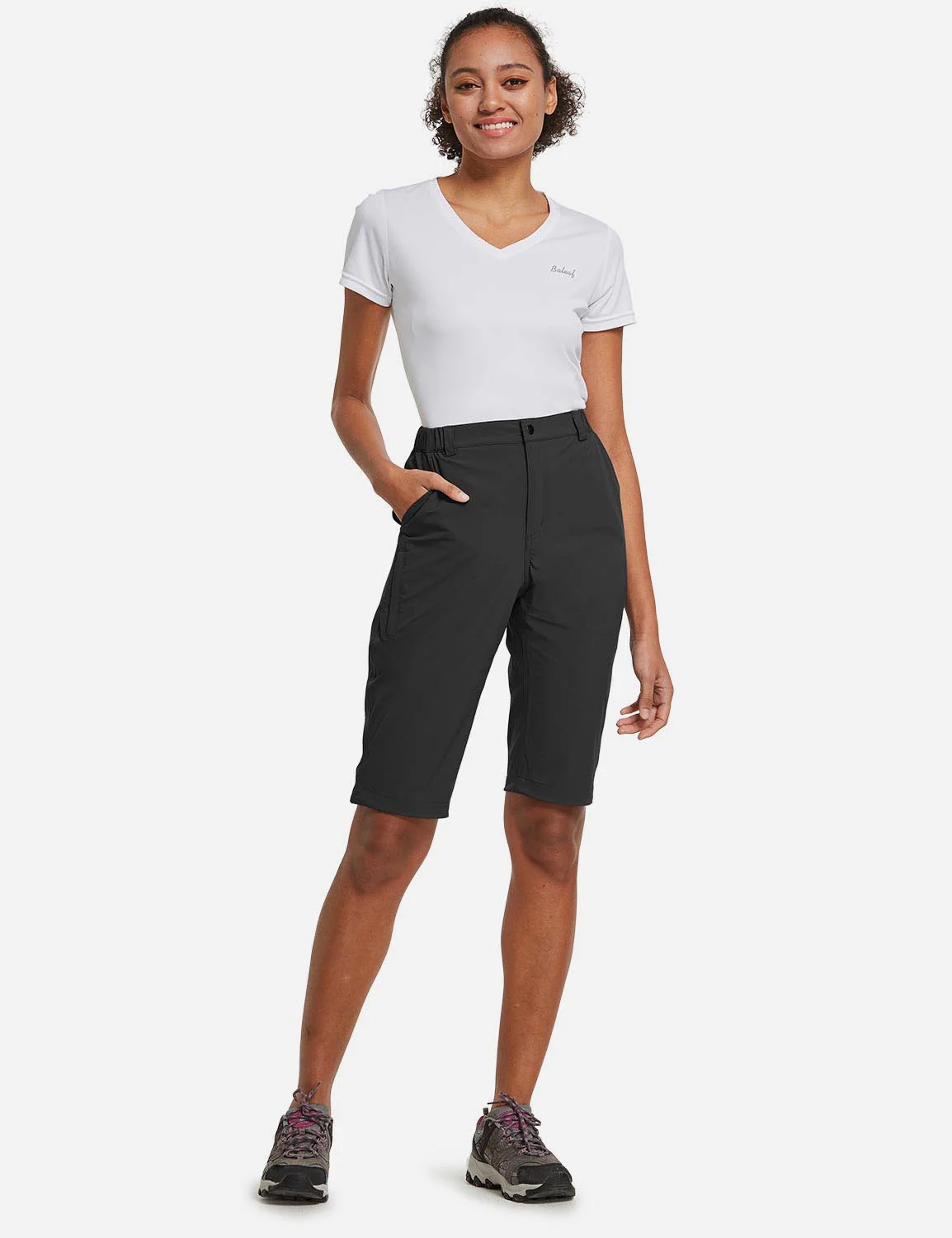 Flyleaf UPF50+ DWR Knee-Length Shorts - Image 3