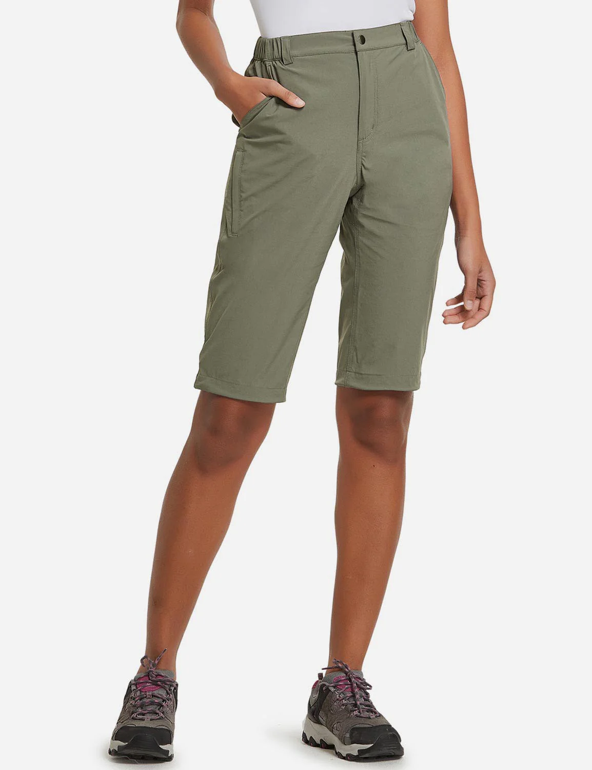 Flyleaf UPF50+ DWR Knee-Length Shorts - Image 5