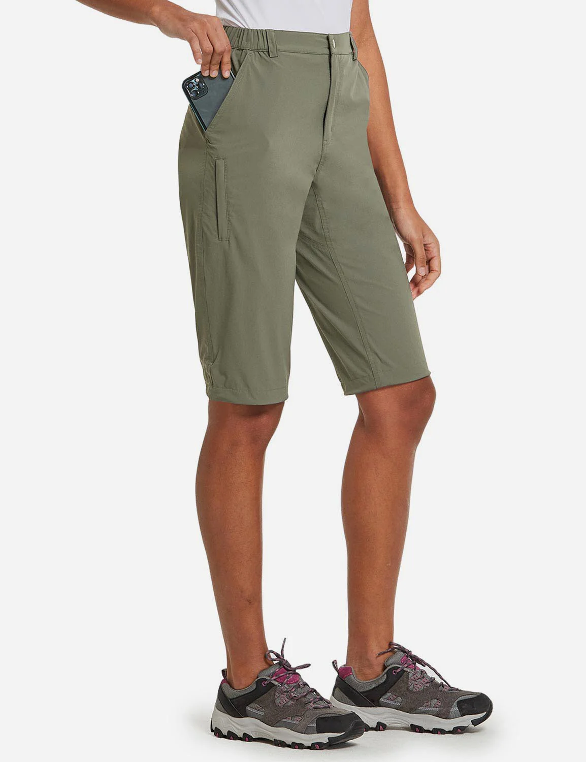 Flyleaf UPF50+ DWR Knee-Length Shorts - Image 8