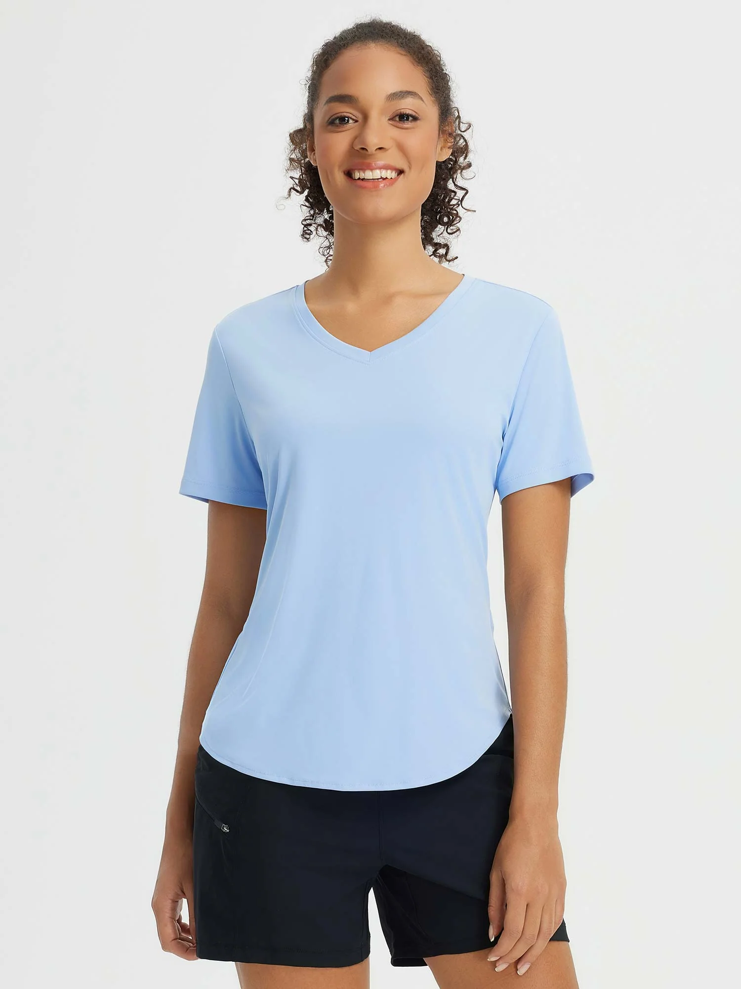 Fresh Horizon UPF 50+ V-Neck Curved Shirts