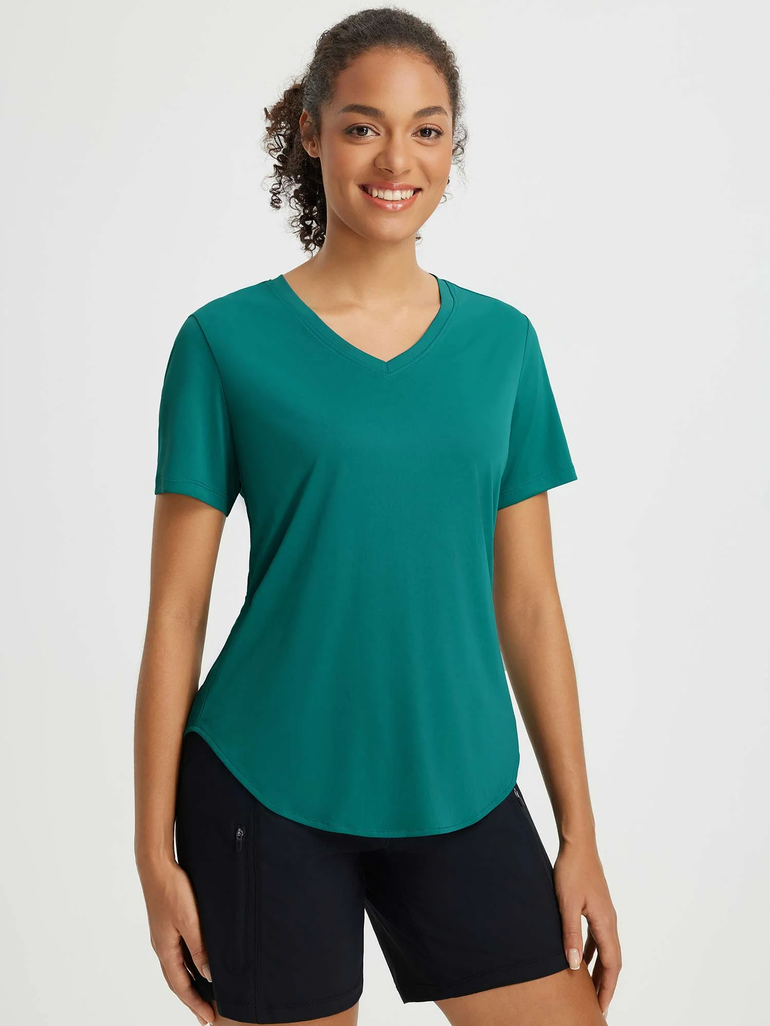 Fresh Horizon UPF 50+ V-Neck Curved Shirts - Image 23