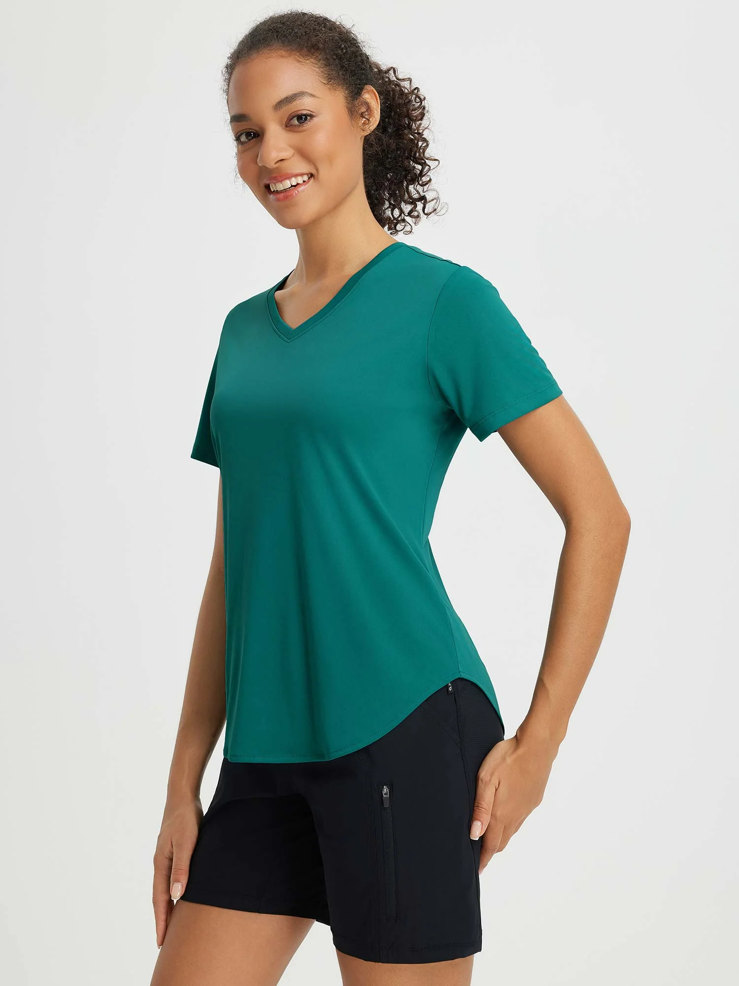 Fresh Horizon UPF 50+ V-Neck Curved Shirts - Image 25