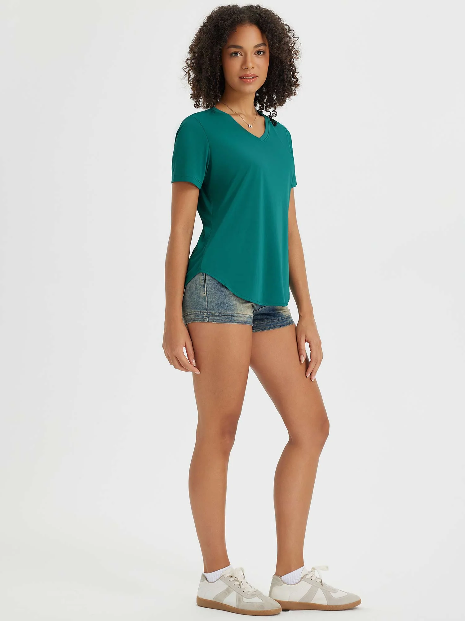 Fresh Horizon UPF 50+ V-Neck Curved Shirts - Image 28