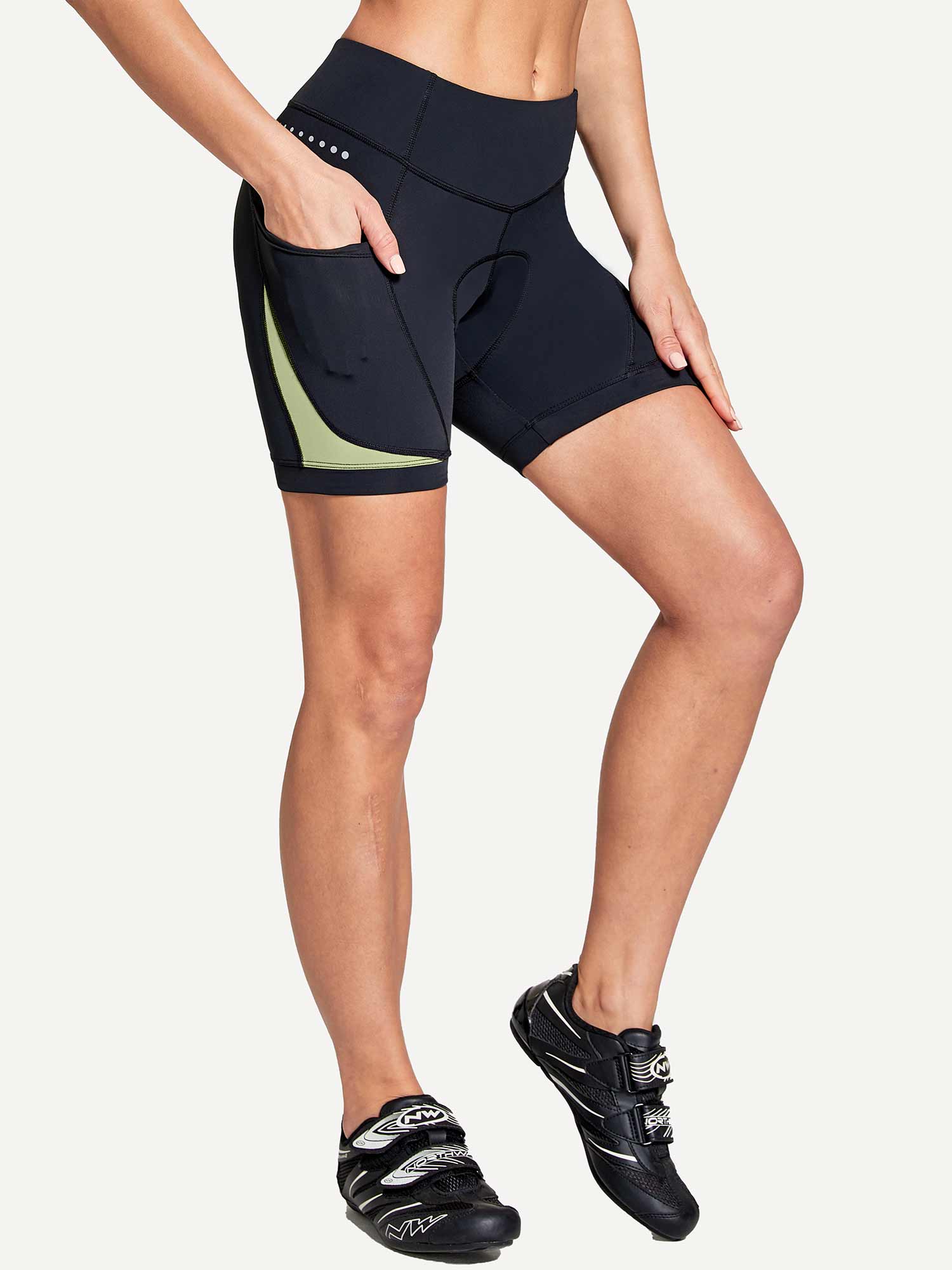 Women's V-Waist Cycling Shorts - Image 29