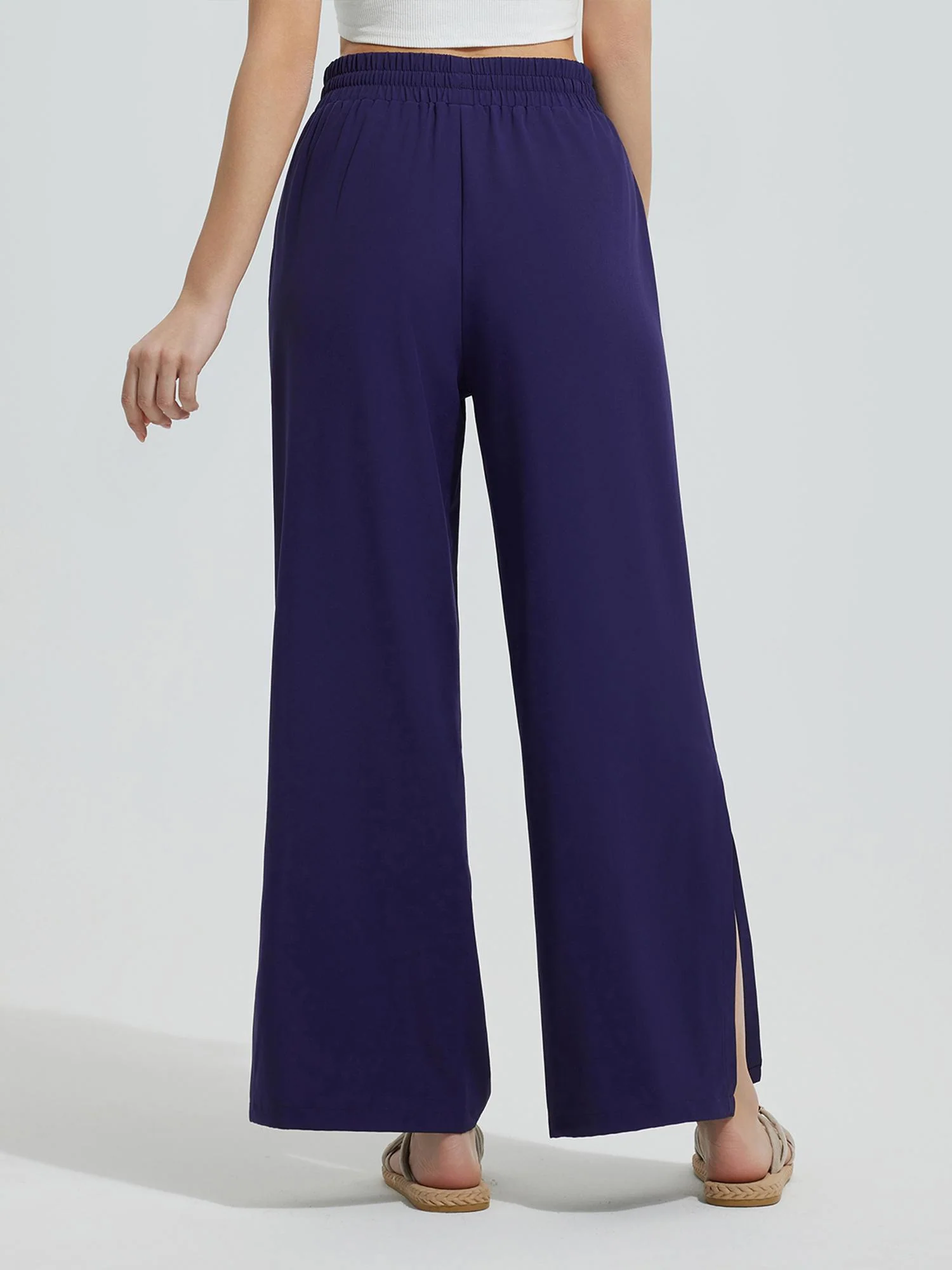 Women's UPF 50+ Quick-Dry Wide-Leg Swim Pants - Image 15